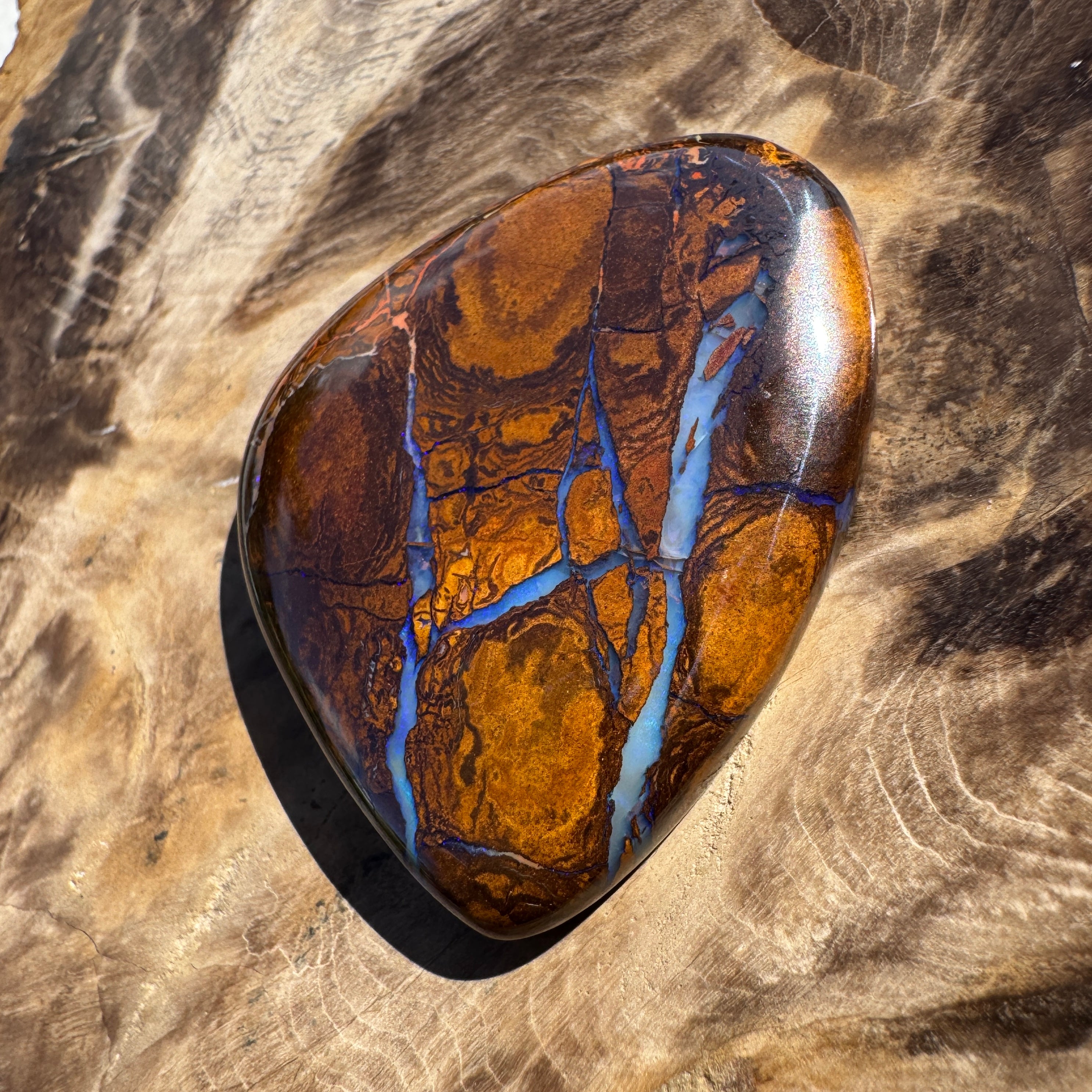 65ct Queensland Boulder Opal | Solid Australian Opal | Hand-Cut