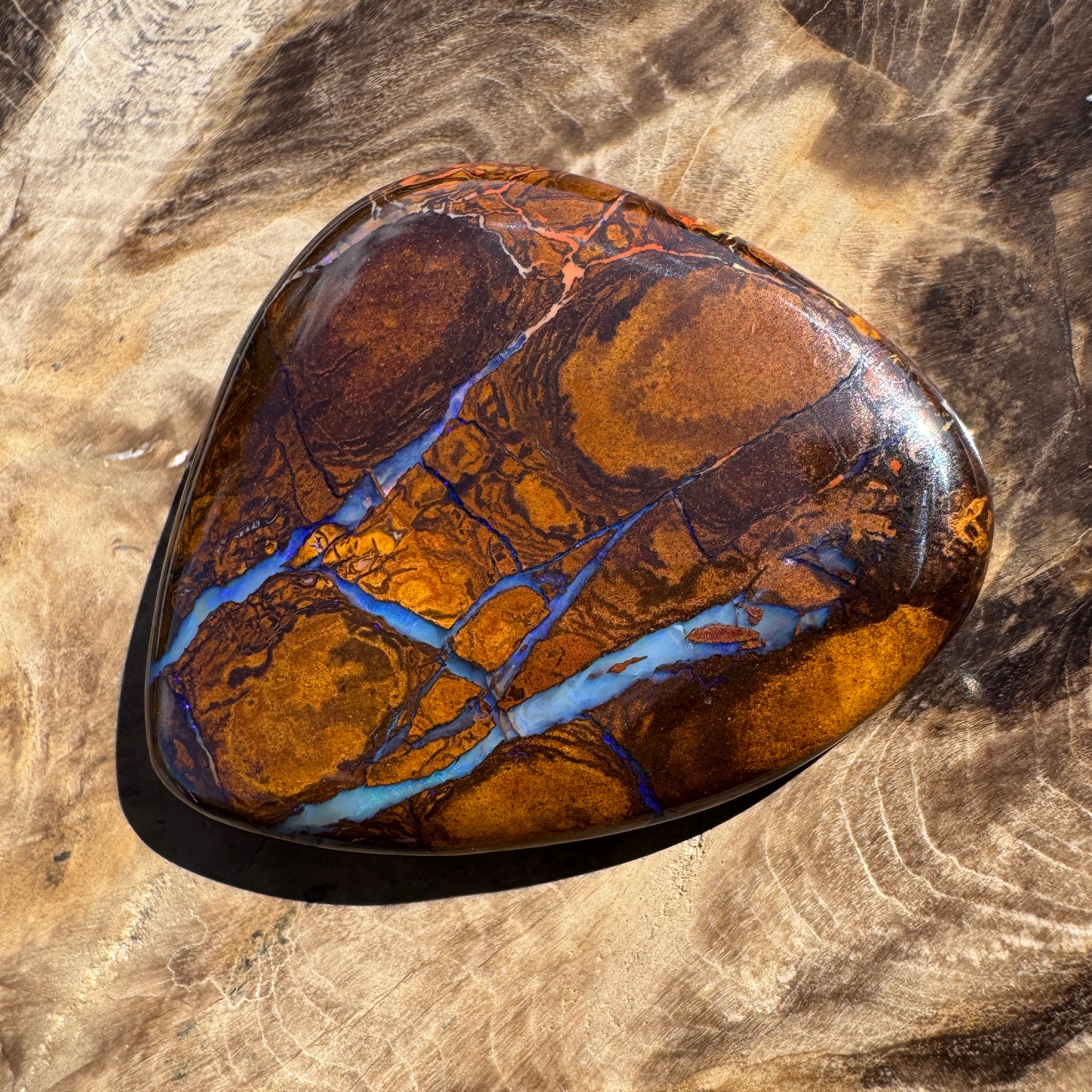 65ct Queensland Boulder Opal | Solid Australian Opal | Hand-Cut