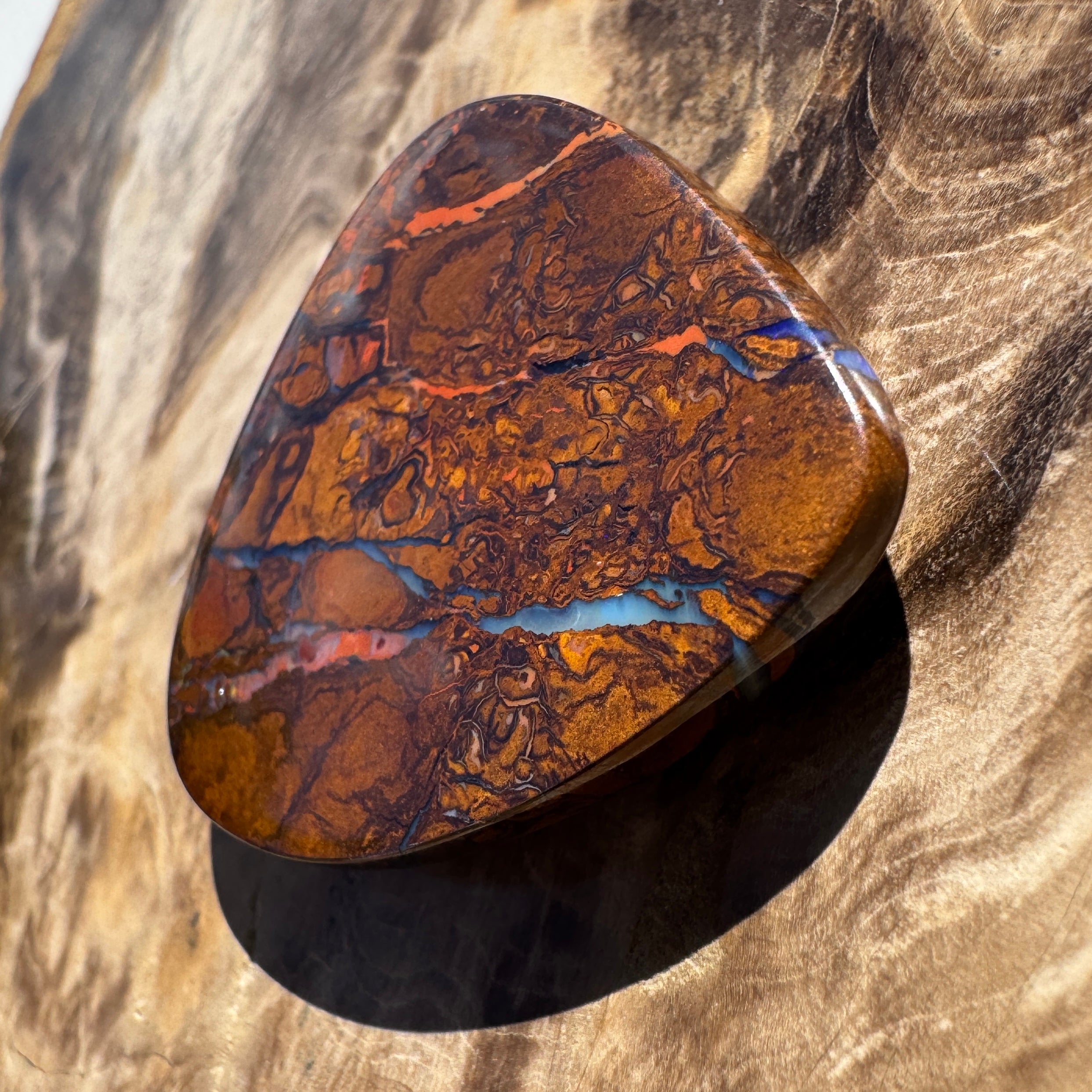 65ct Queensland Boulder Opal | Solid Australian Opal | Hand-Cut