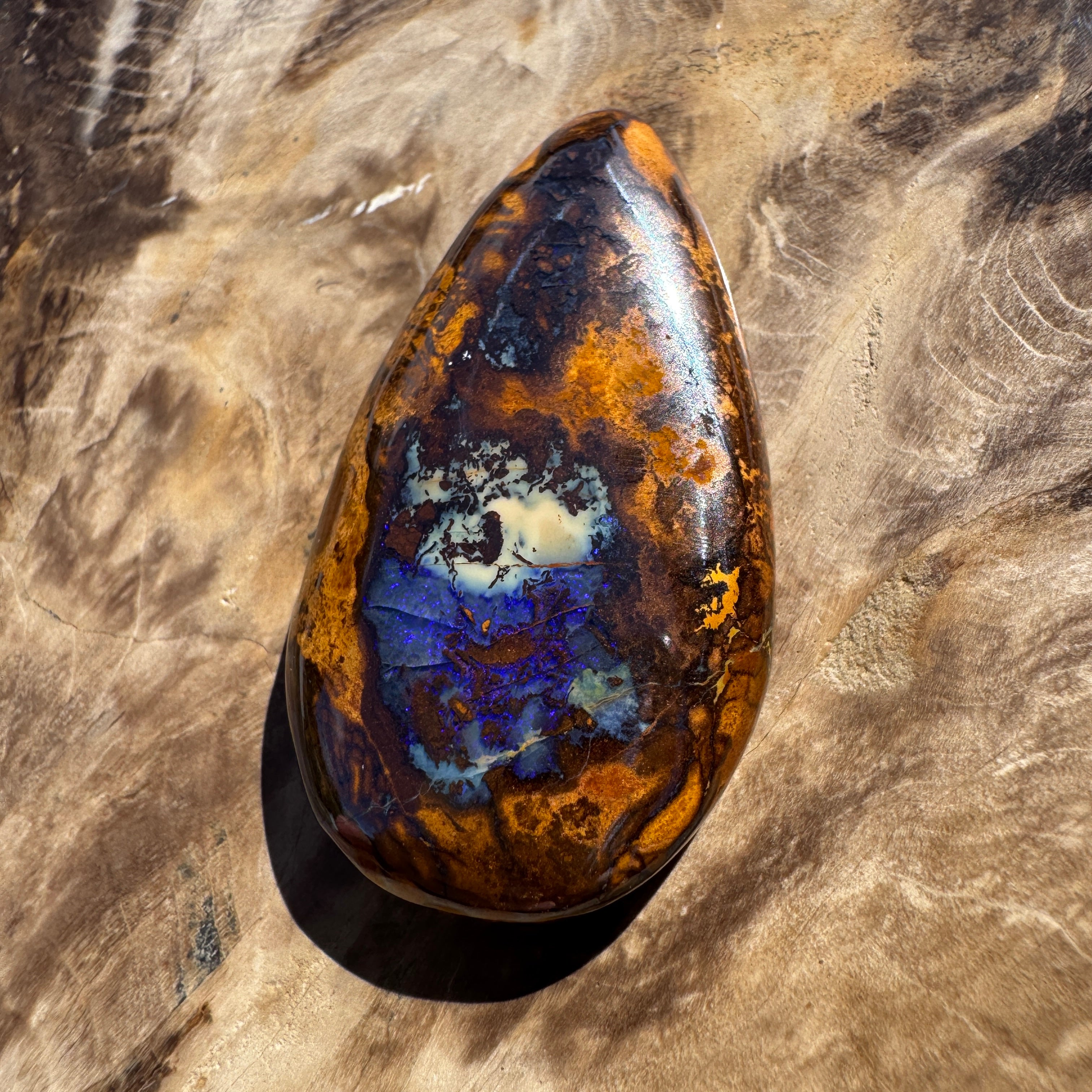 58ct Winton Queensland Boulder Opal | Solid Australian Opal | Hand-Cut