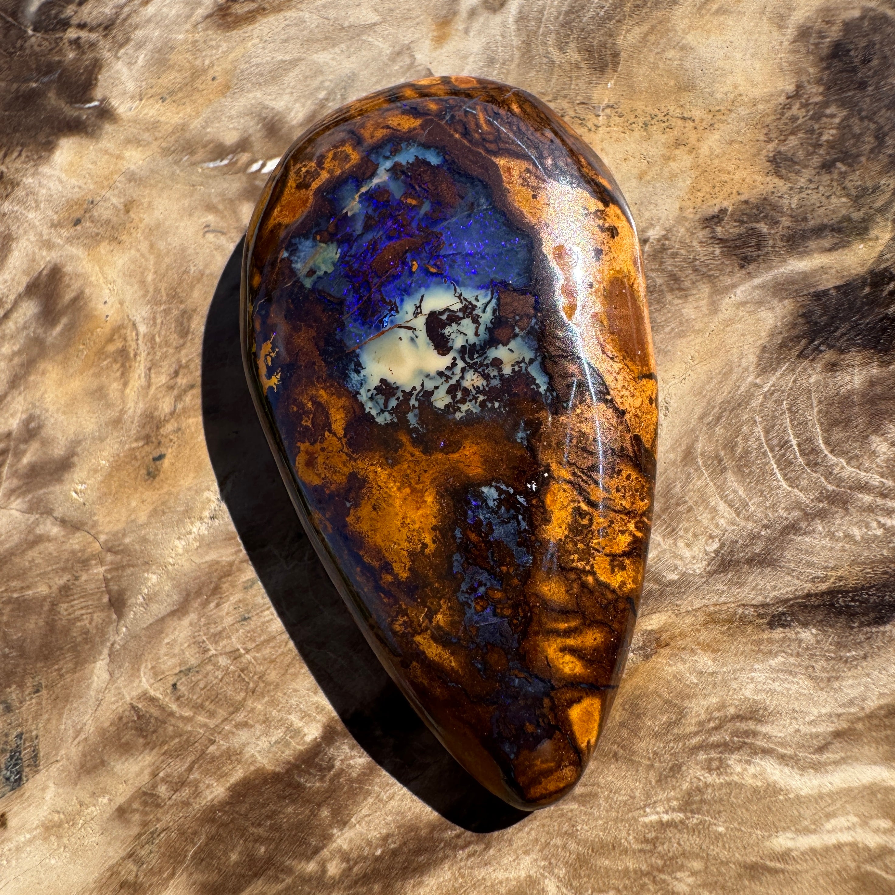 58ct Winton Queensland Boulder Opal | Solid Australian Opal | Hand-Cut