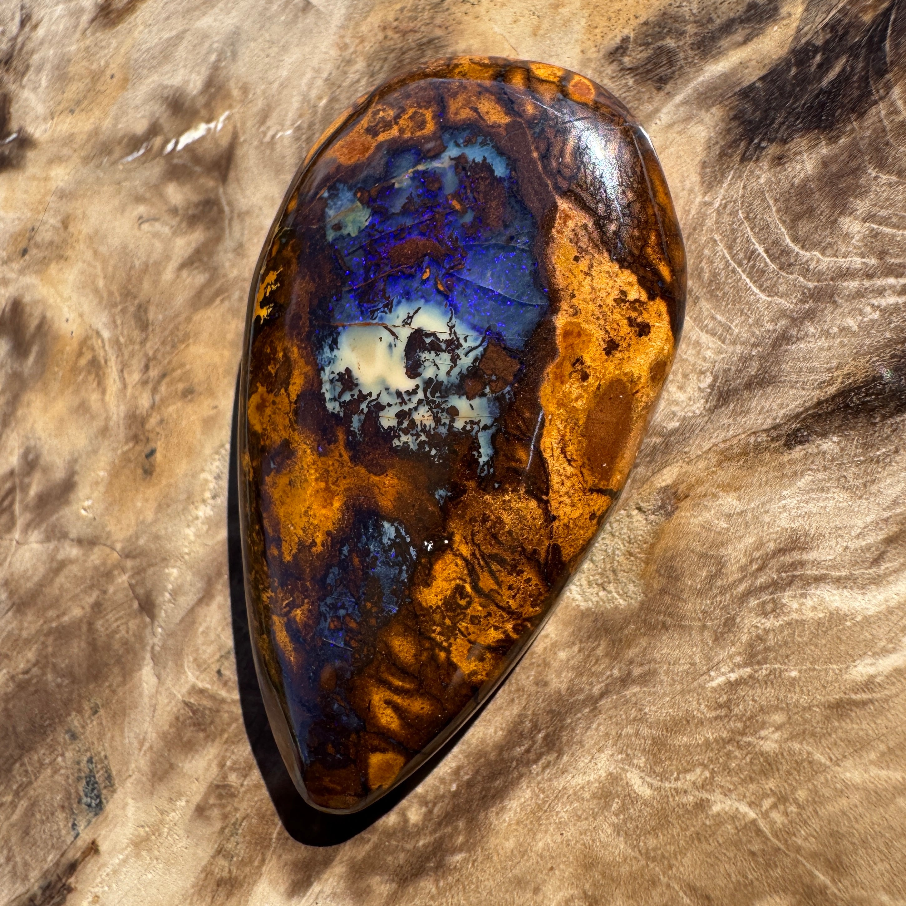 58ct Winton Queensland Boulder Opal | Solid Australian Opal | Hand-Cut