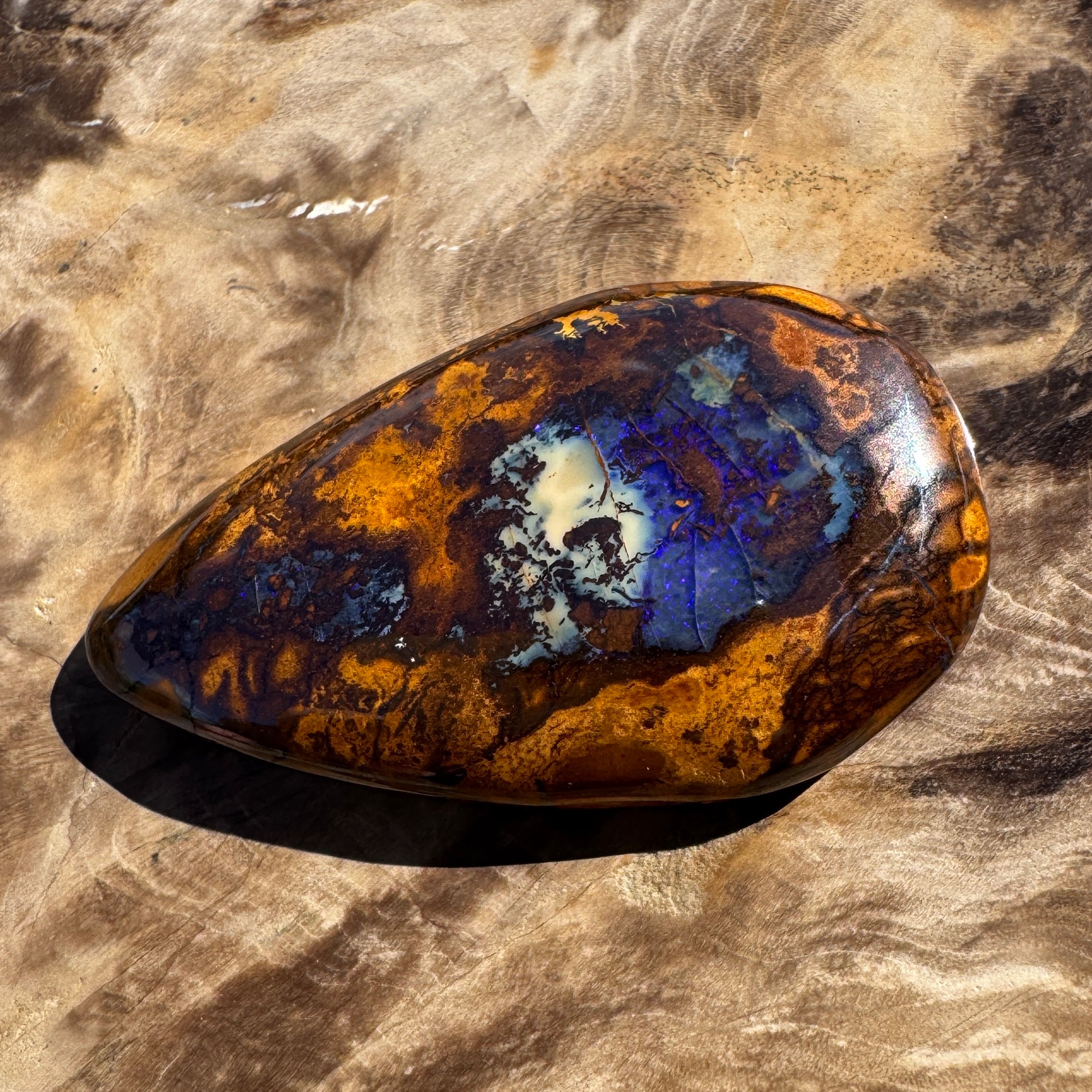 58ct Winton Queensland Boulder Opal | Solid Australian Opal | Hand-Cut