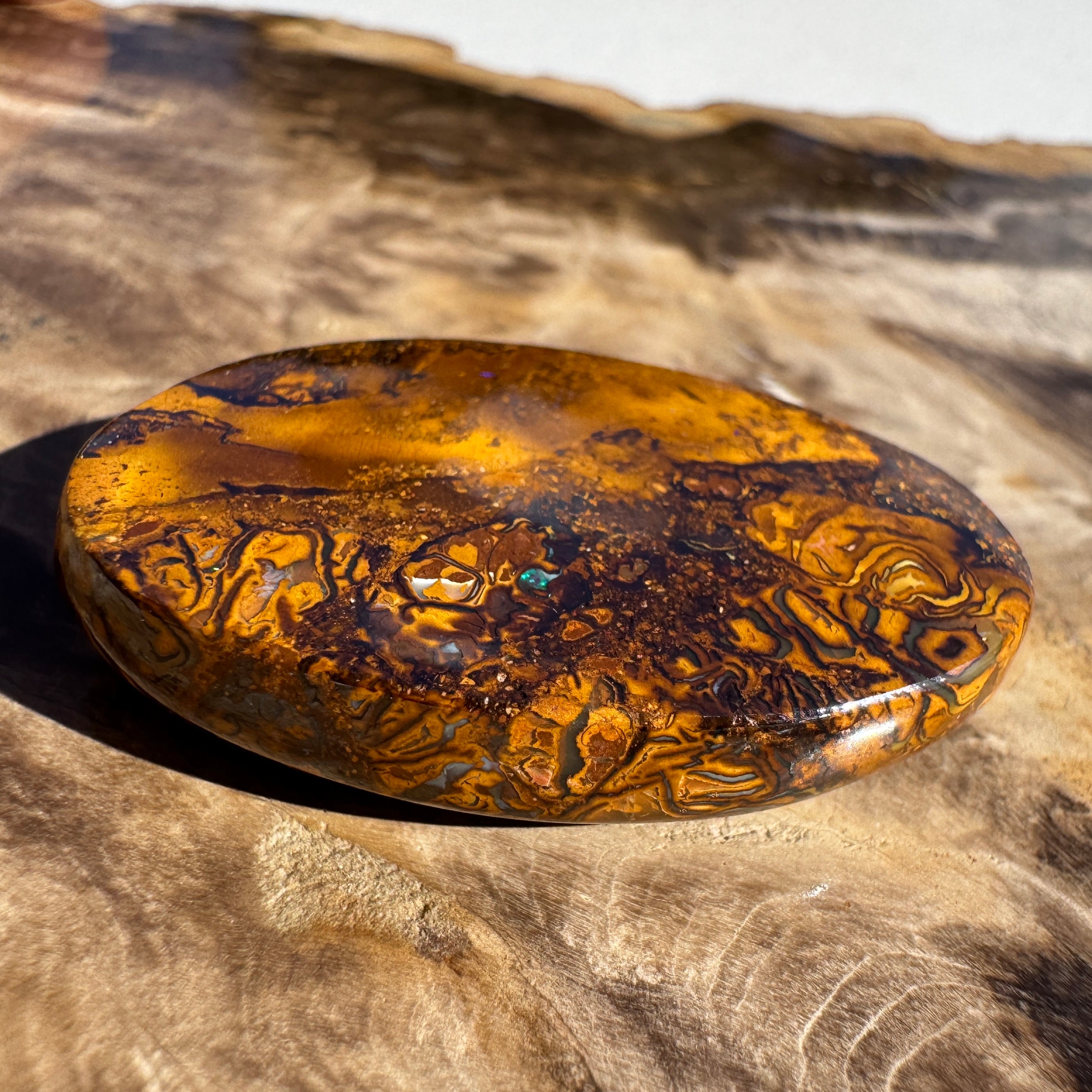 59ct Winton Queensland Boulder Opal | Solid Australian Opal | Hand-Cut
