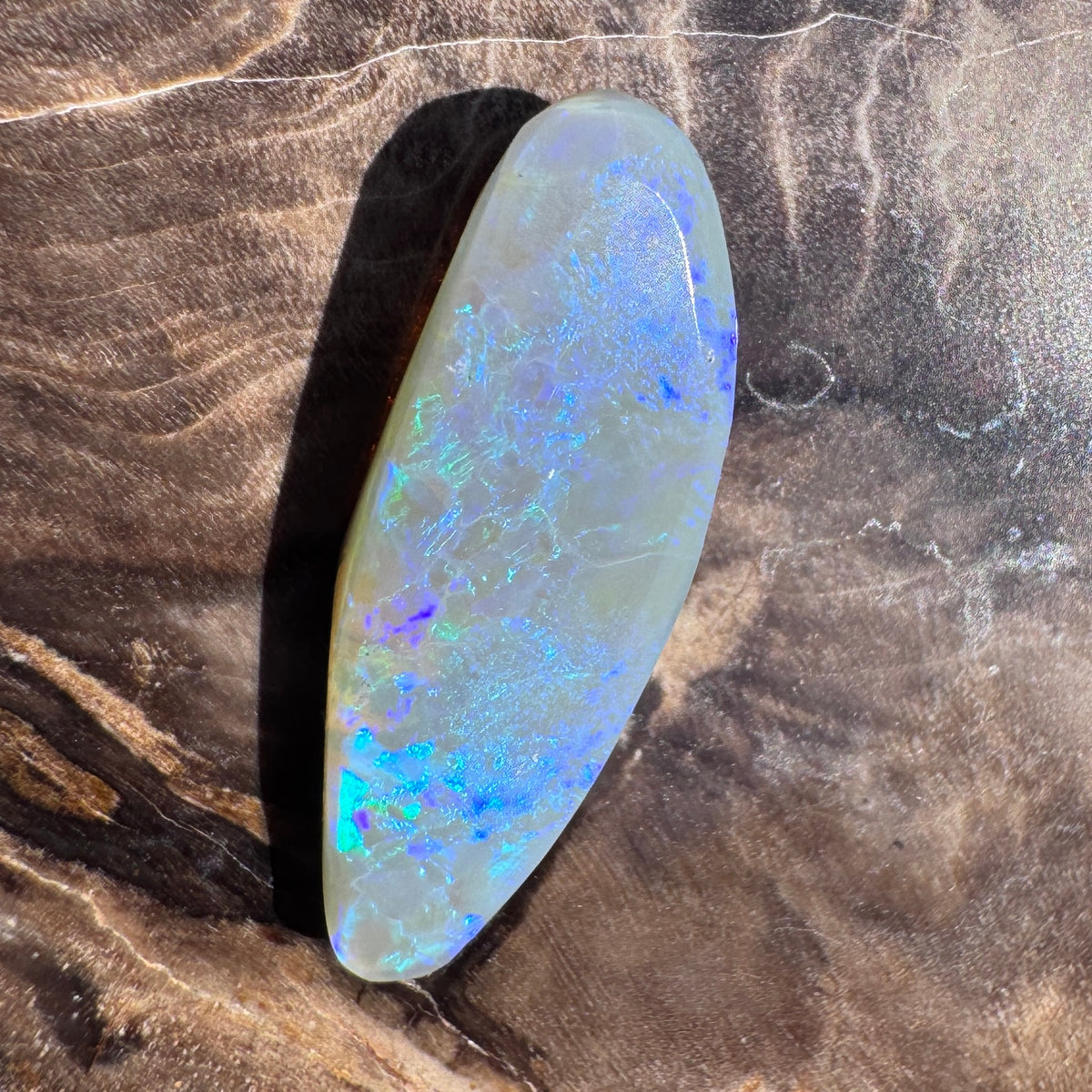 2.5ct Lightning Ridge Semi Black Opal | Solid Australian Opal | Hand-Cut