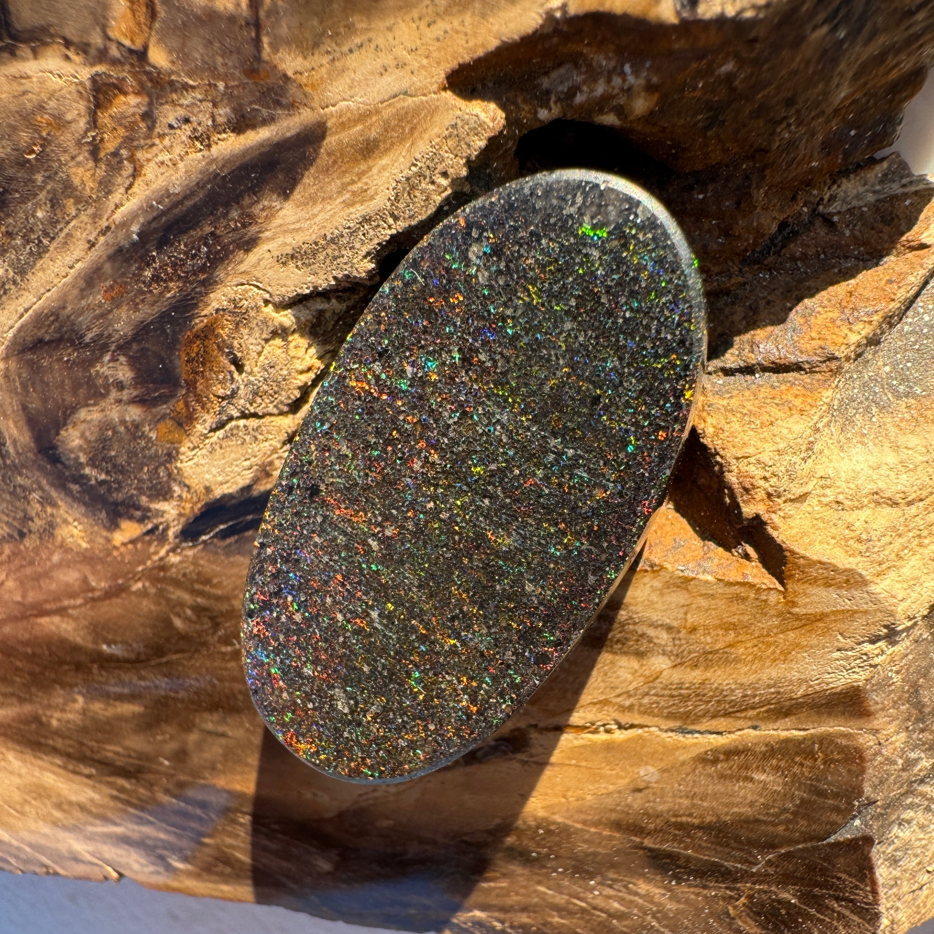 32.3ct Andamooka Matrix Opal | Solid Australian Opal | Hand-Cut