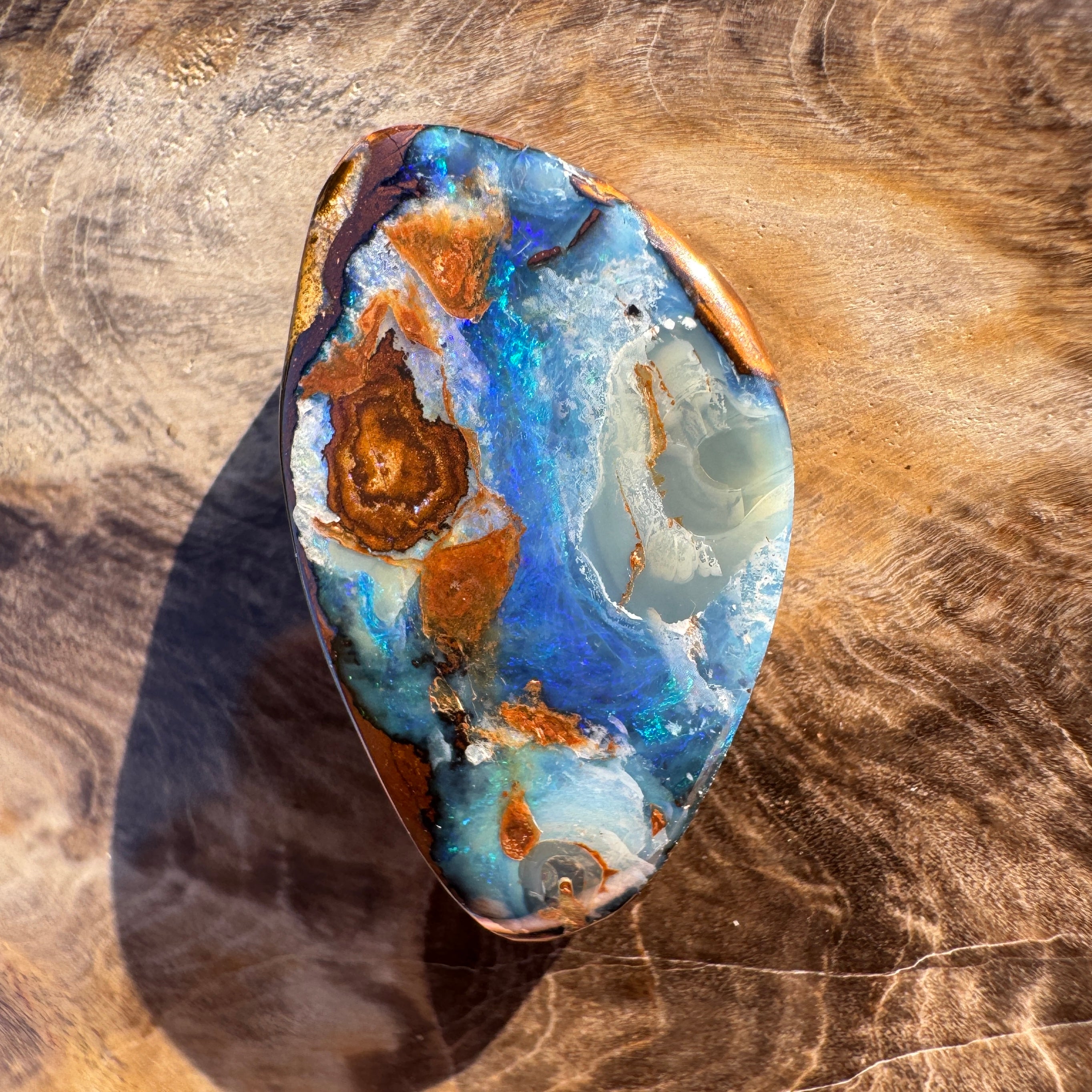 21.3ct Winton Queensland Boulder Opal | Solid Australian Opal | Hand-Cut