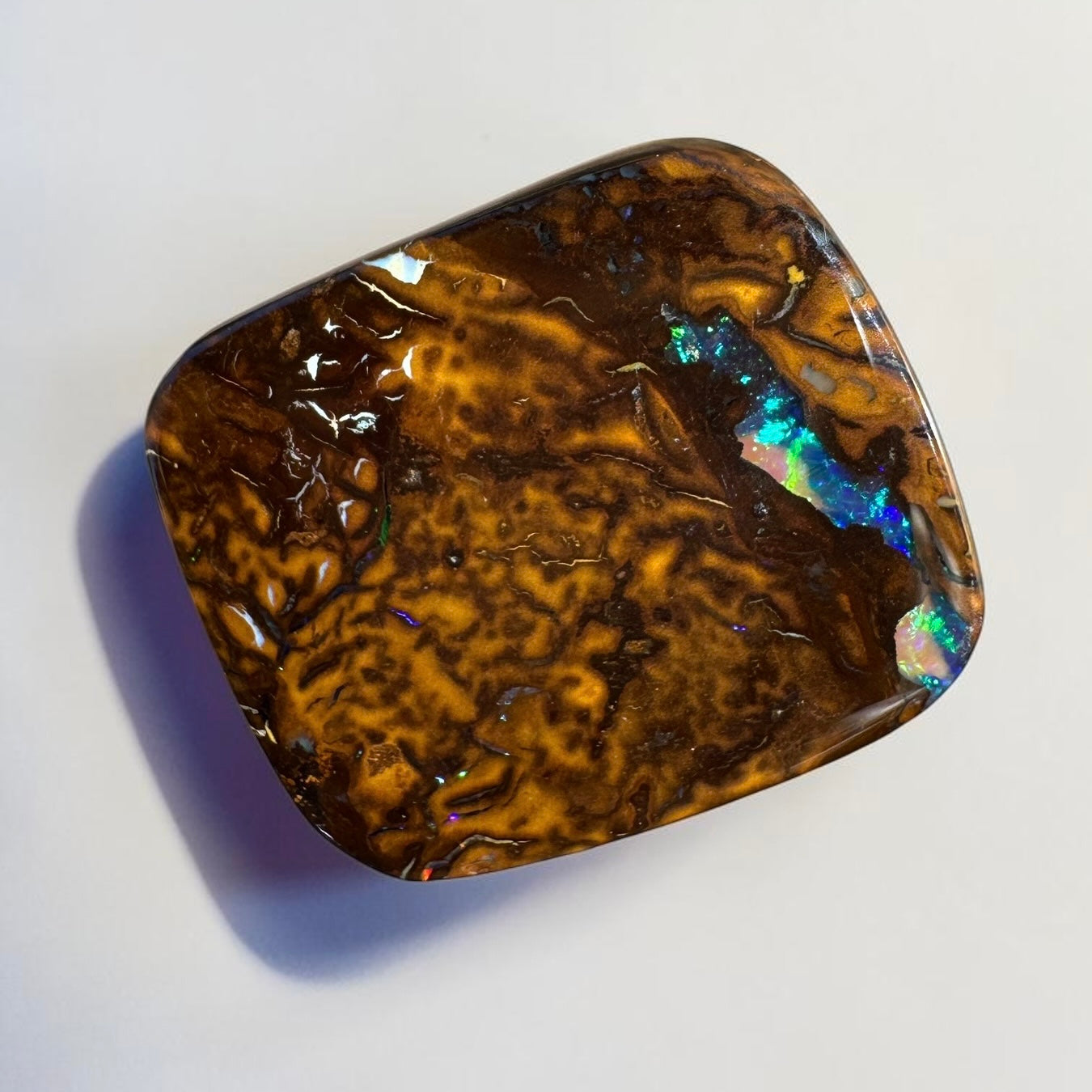 18ct Queensland Boulder Opal | Solid Australian Opal | Hand-Cut
