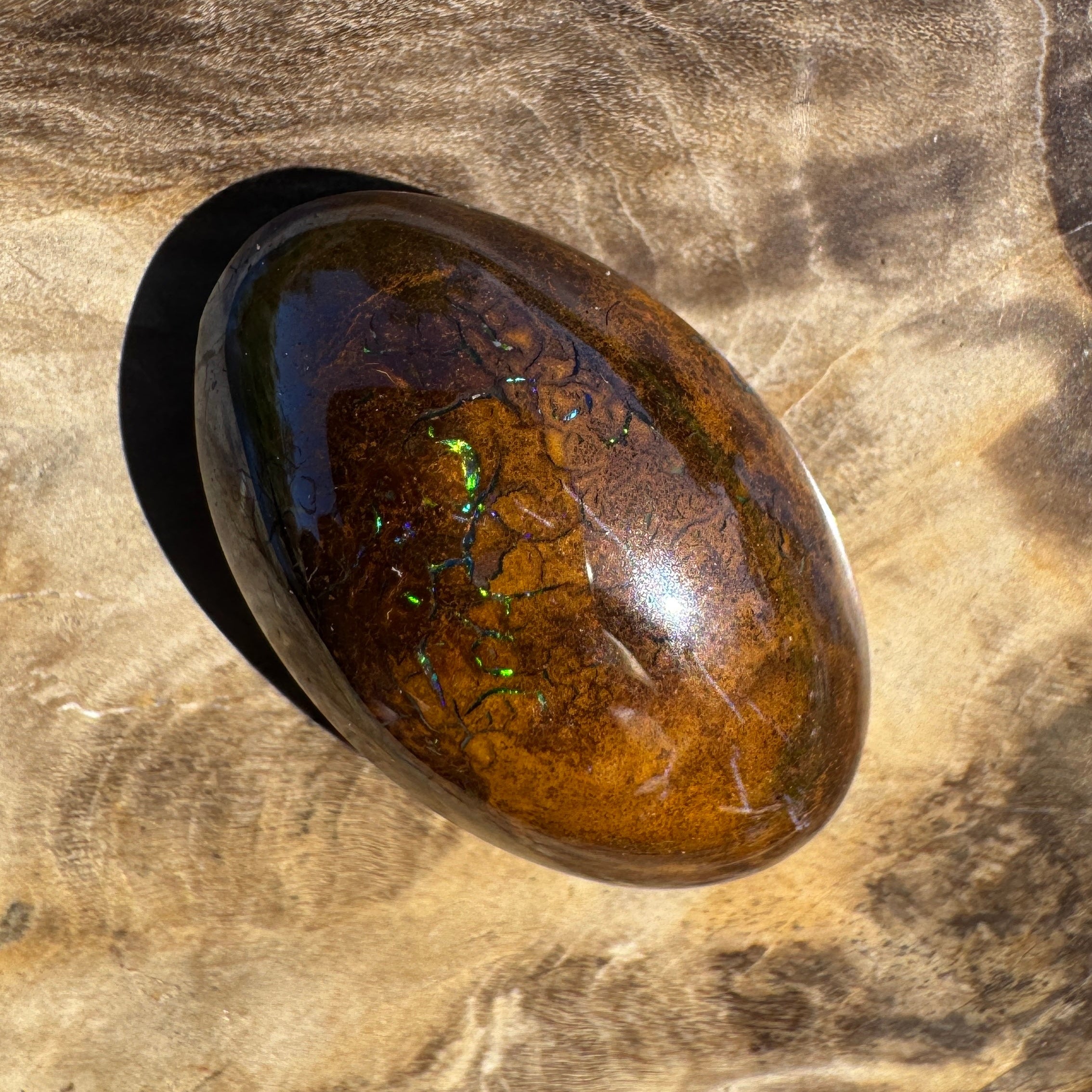 19ct Queensland Boulder Opal | Solid Australian Opal | Hand-Cut