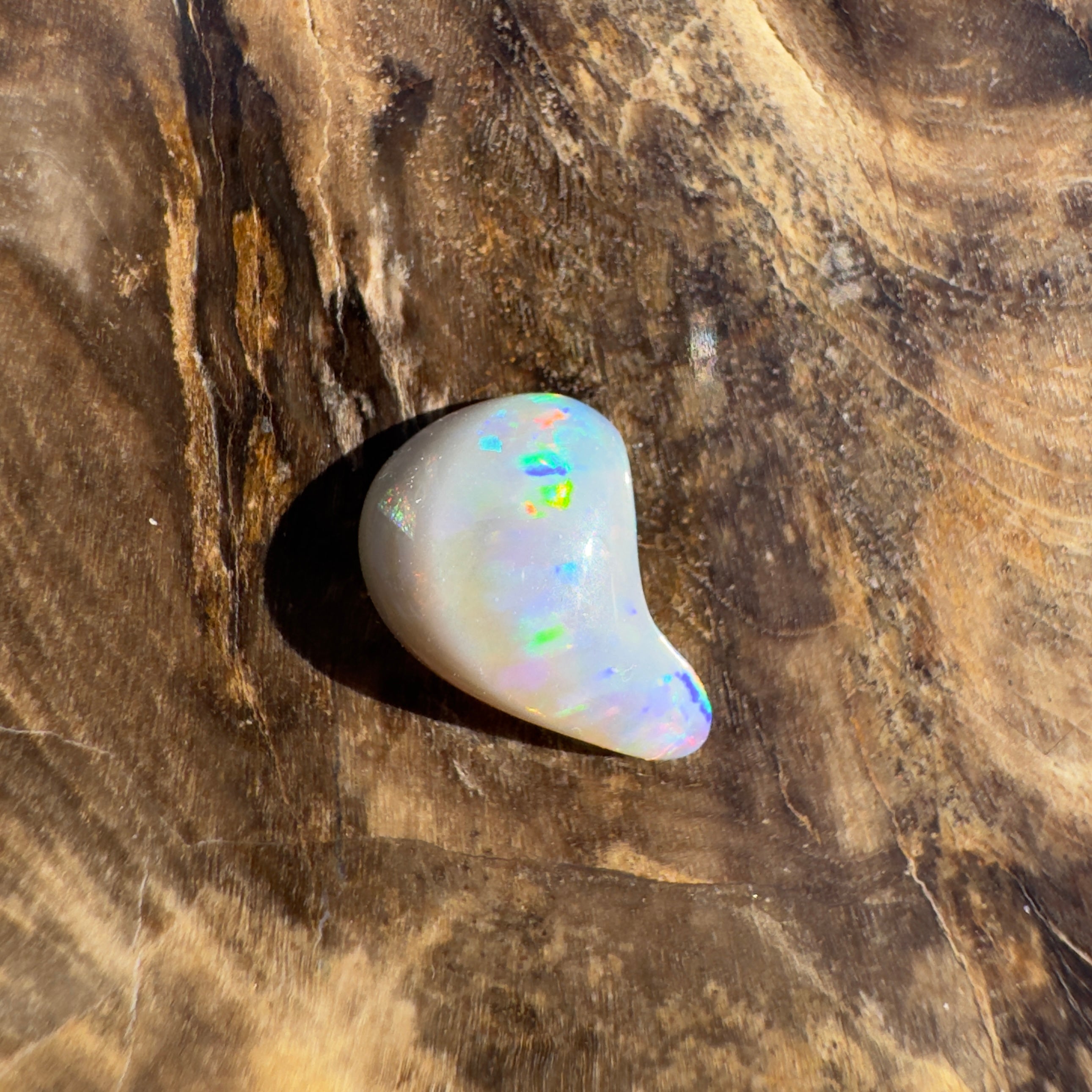 0.7ct Lightning Ridge Semi Black Opal | Solid Australian Opal