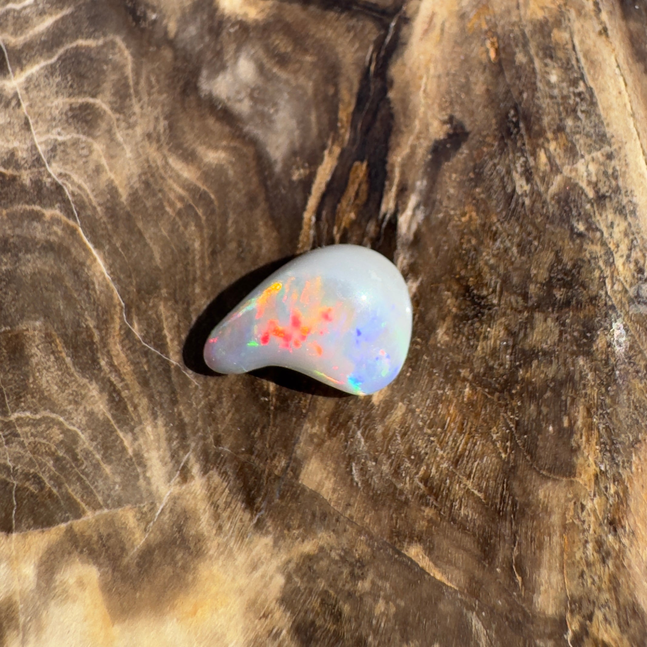 0.7ct Lightning Ridge Semi Black Opal | Solid Australian Opal