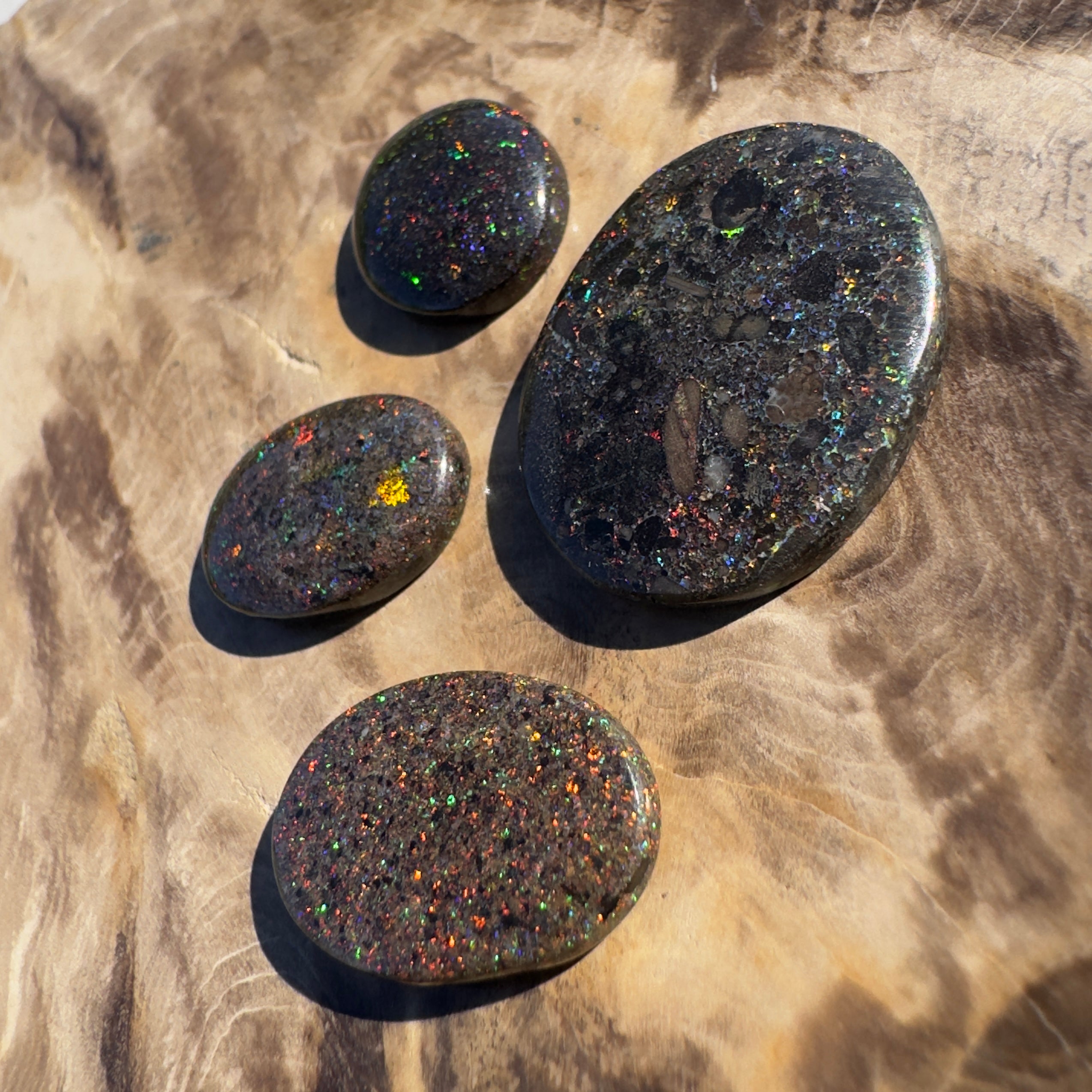 34ct Andamooka Treated Matrix Opal Parcel | Solid Australian Opal