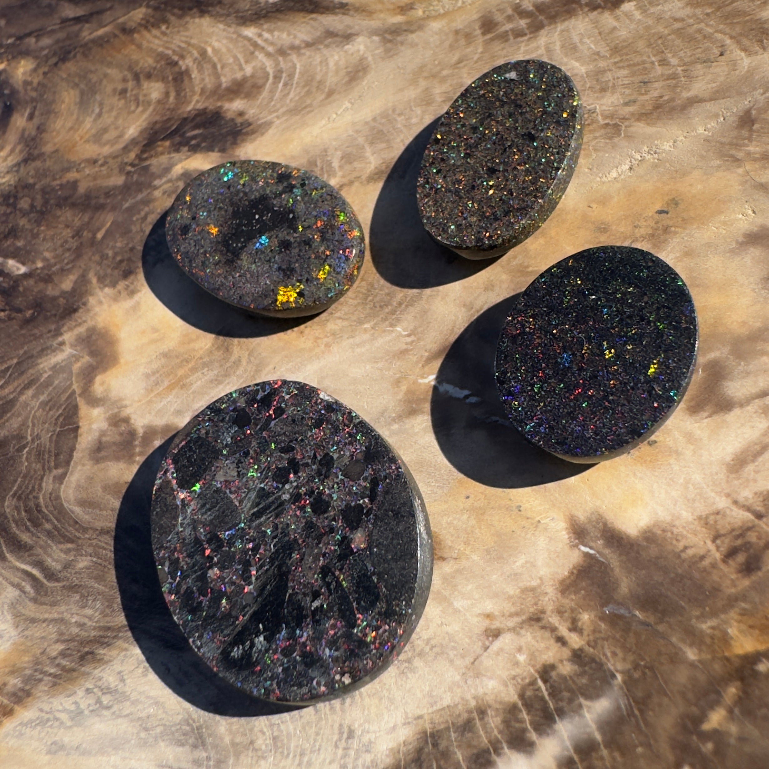34ct Andamooka Treated Matrix Opal Parcel | Solid Australian Opal