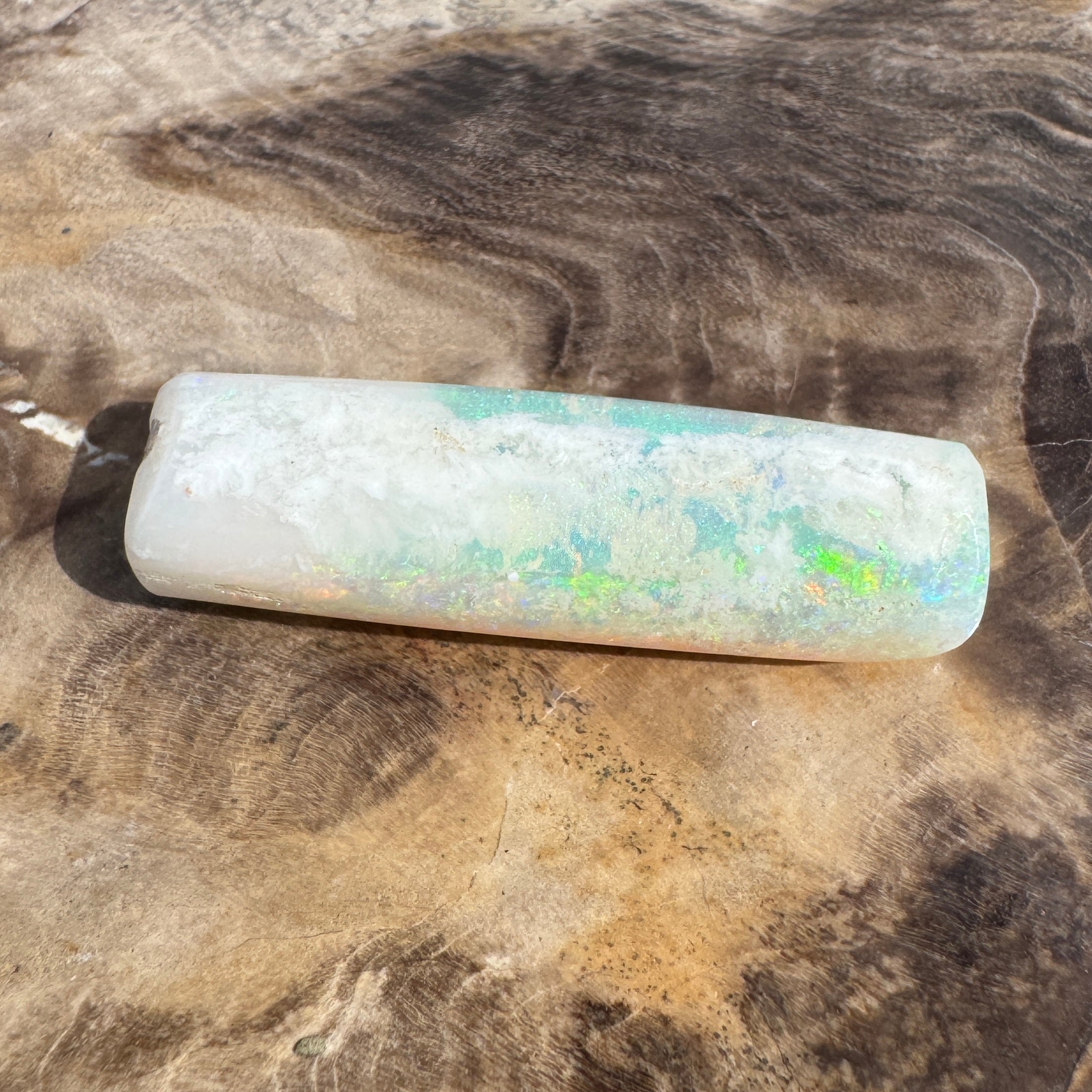 10.6ct Coober Pedy Belemnite Opal | Solid Australian Opal | Hand-Cut