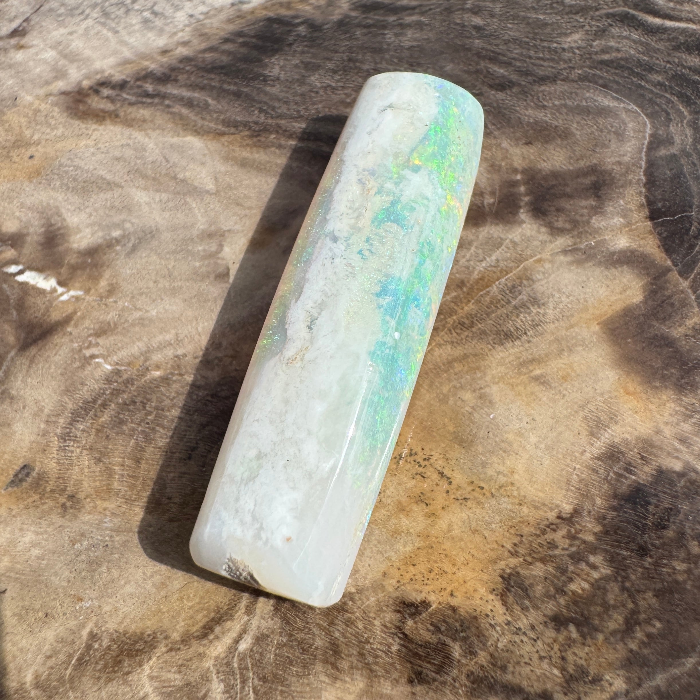 10.6ct Coober Pedy Belemnite Opal | Solid Australian Opal | Hand-Cut
