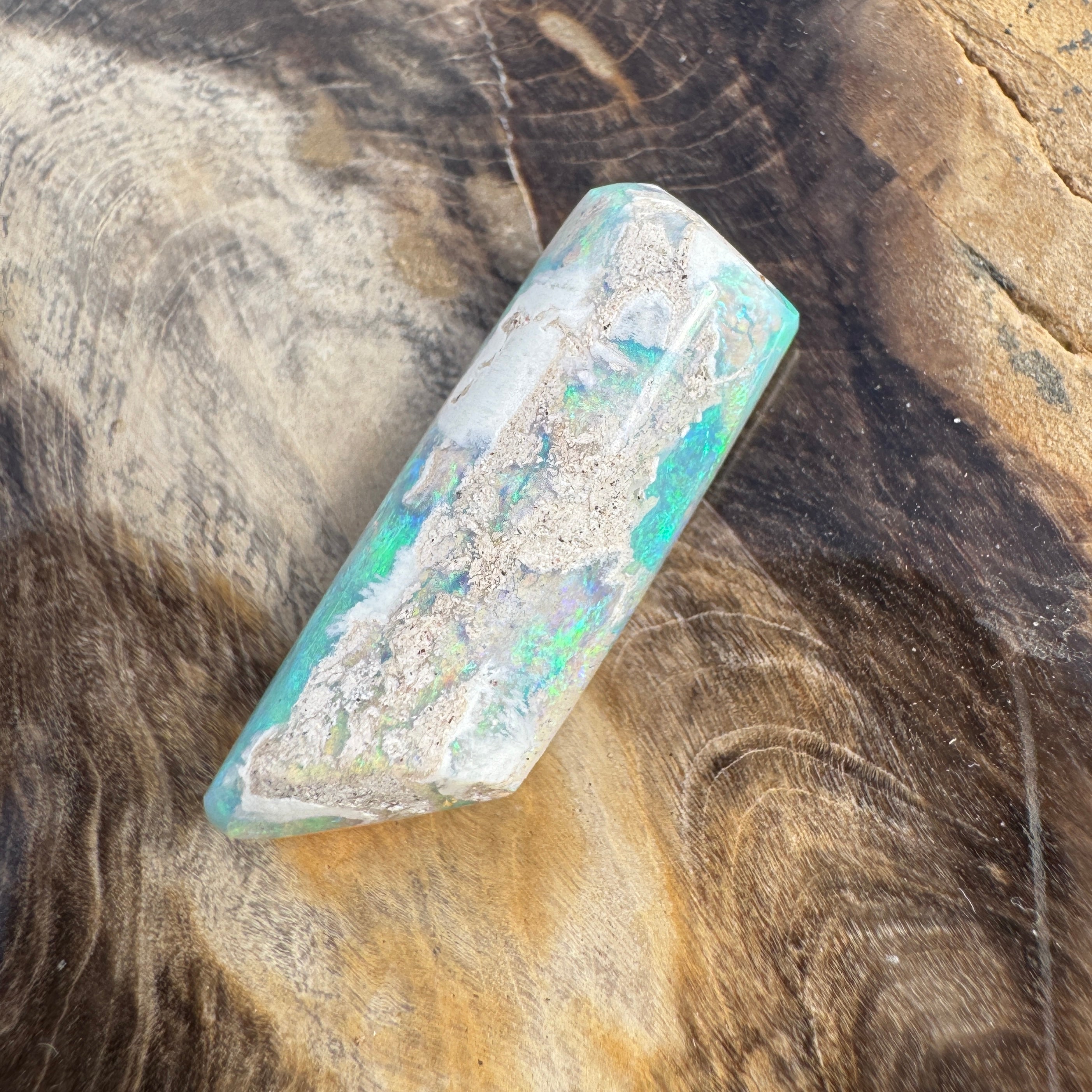 11.6ct Coober Pedy Belemnite Opal | Solid Australian Opal | Hand-Cut