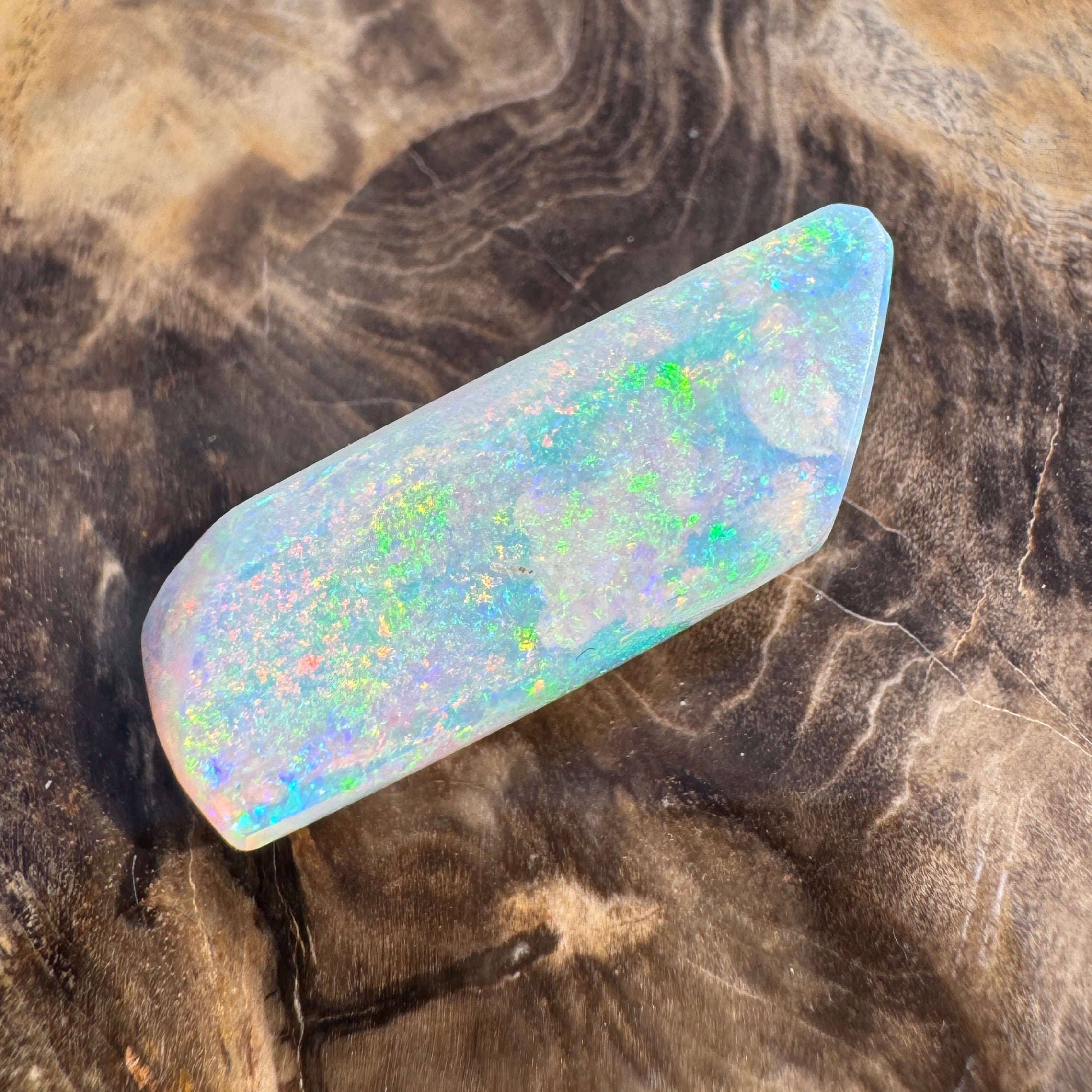 11.6ct Coober Pedy Belemnite Opal | Solid Australian Opal | Hand-Cut