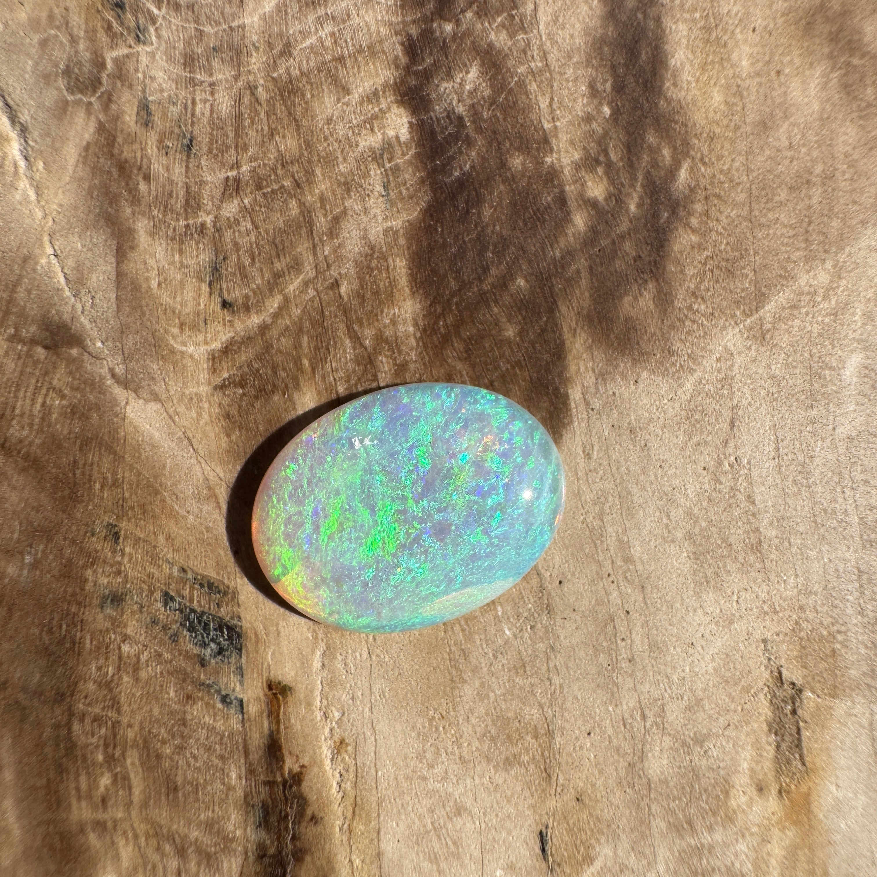 1.6ct Lightning Ridge Dark Crystal Opal | Solid Australian Opal | Hand-Cut
