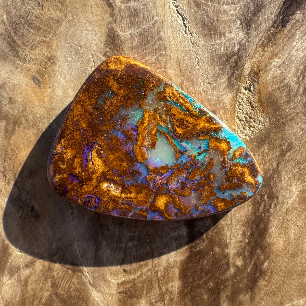 13ct Queensland Boulder Opal | Solid Australian Opal | Hand-Cut