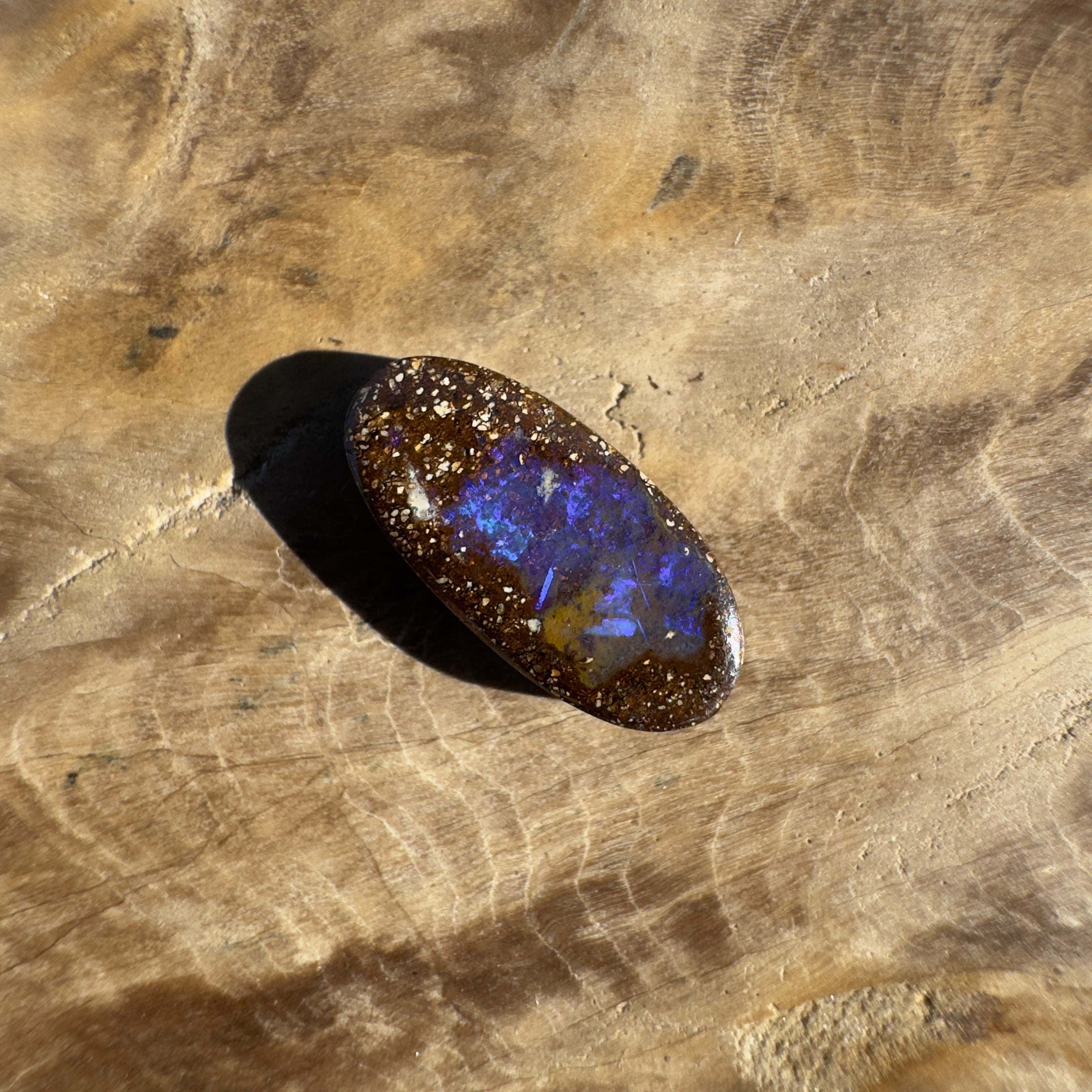 2.7ct Queensland Boulder Opal | Solid Australian Opal | Hand-Cut