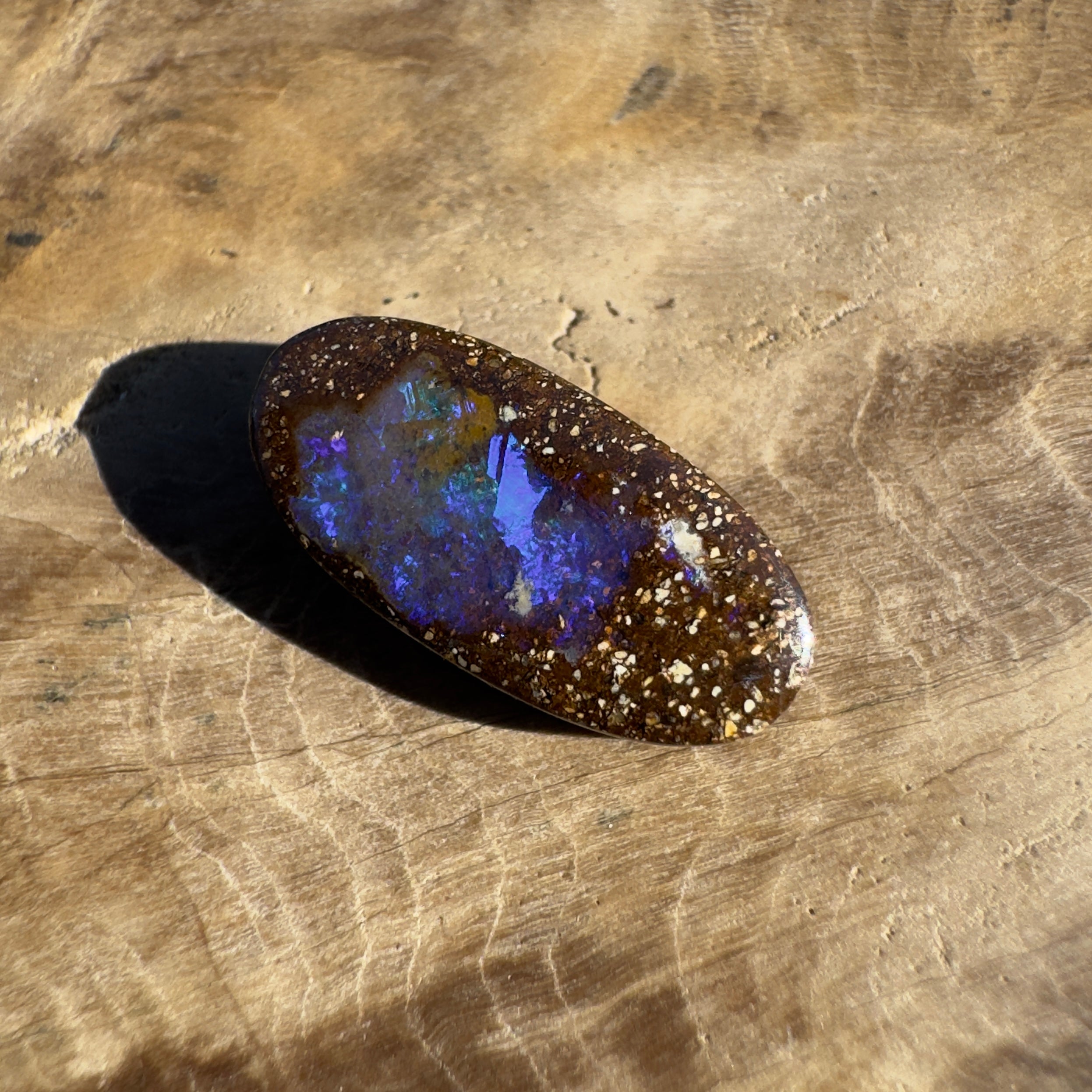 2.7ct Queensland Boulder Opal | Solid Australian Opal | Hand-Cut