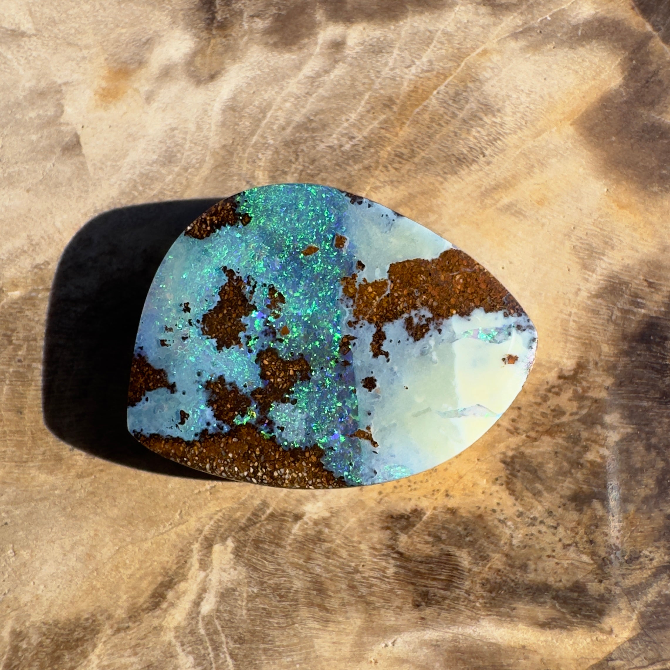 5.5ct Queensland Boulder Opal | Solid Australian Opal | Hand-Cut