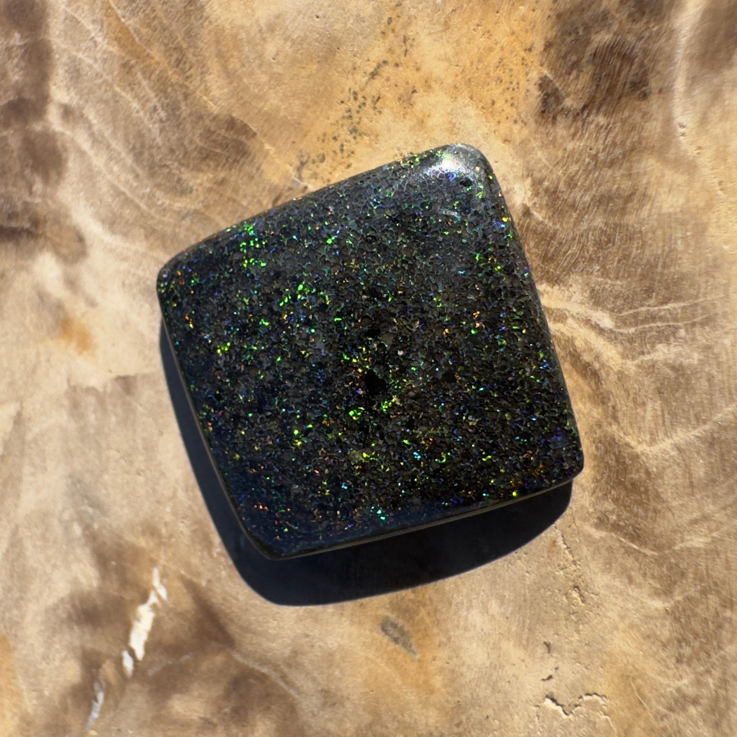 6ct Andamooka Matrix Opal | Solid Australian Opal | Hand-Cut