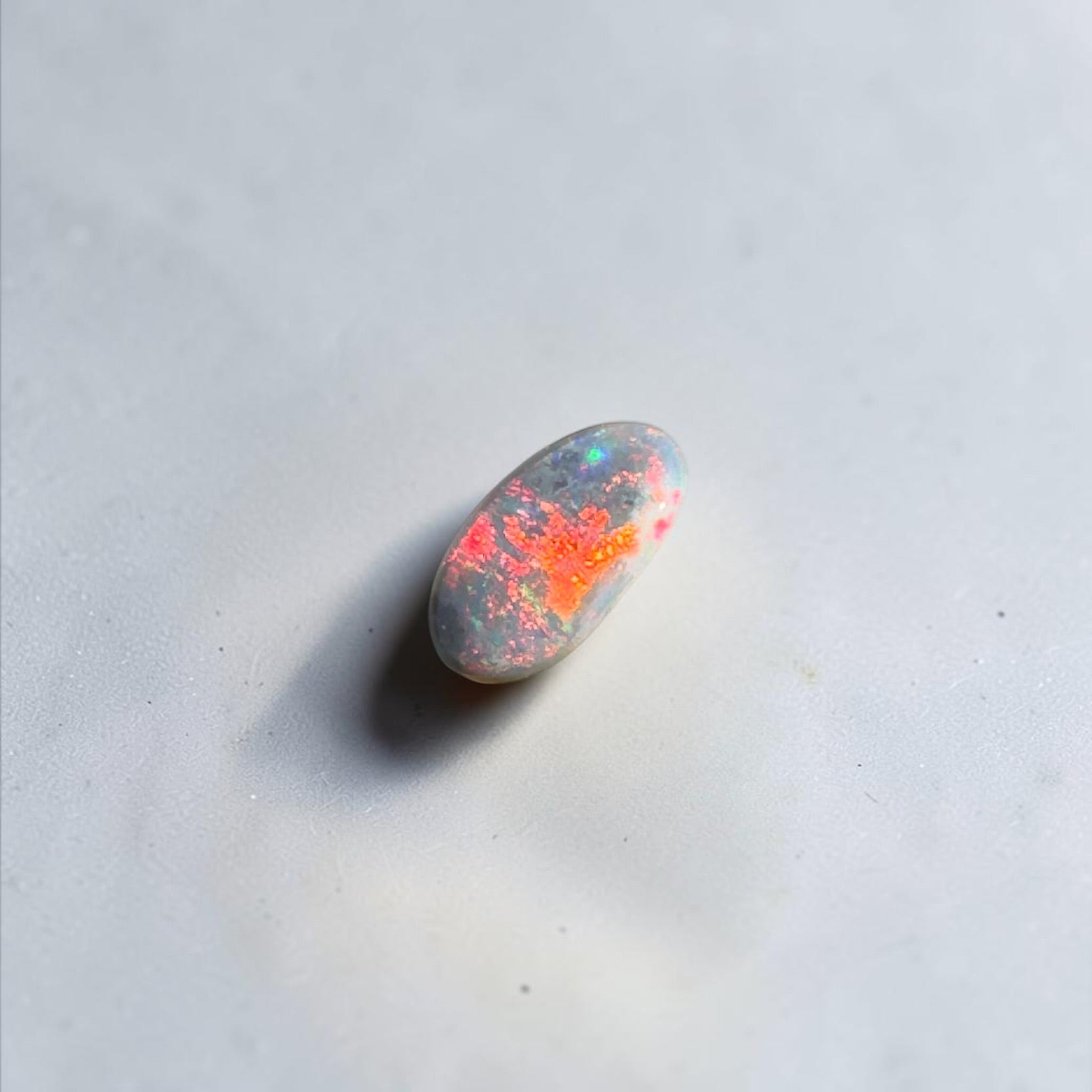 0.2ct Lightning Ridge Semi Black | Solid Australian Opal | Hand-Cut