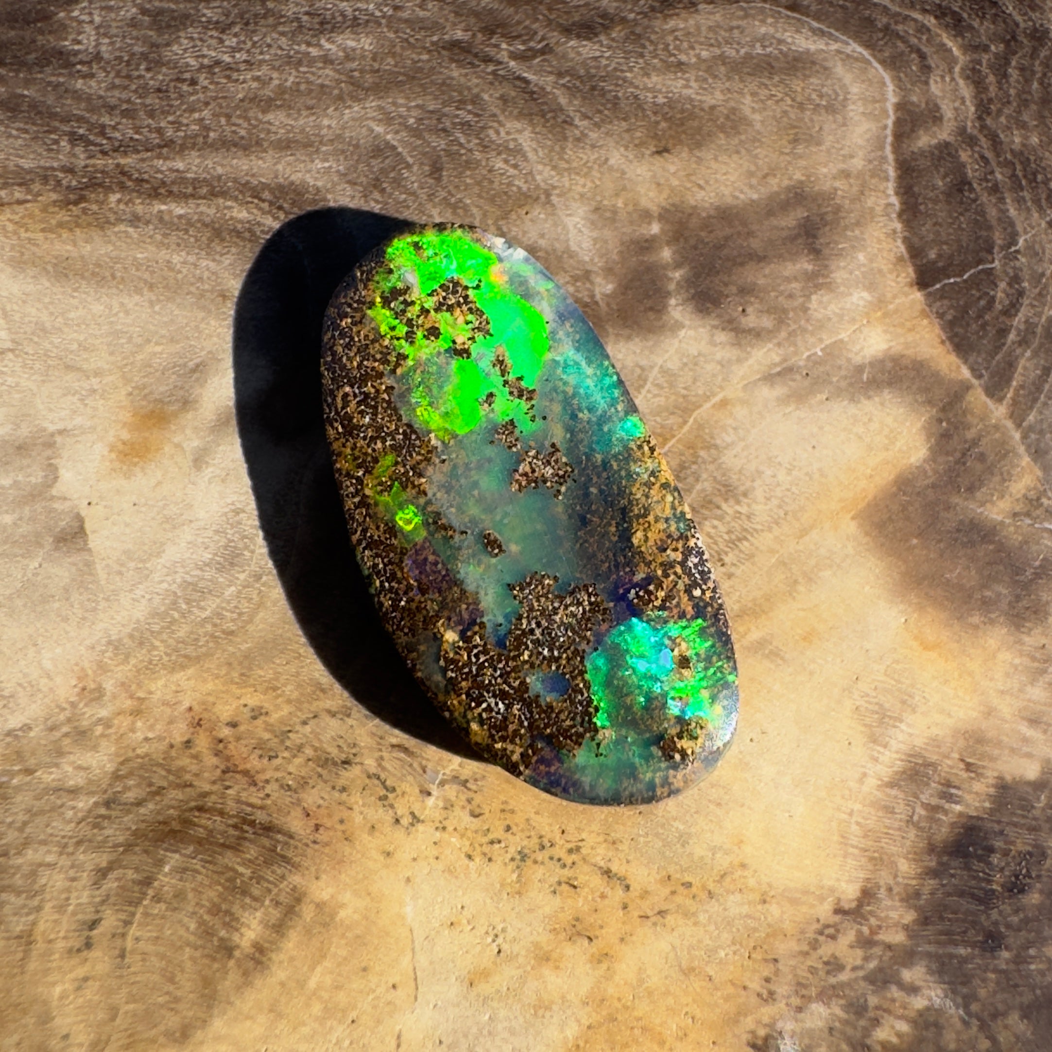 3.6ct Queensland Boulder Opal | Solid Australian Opal | Hand-Cut