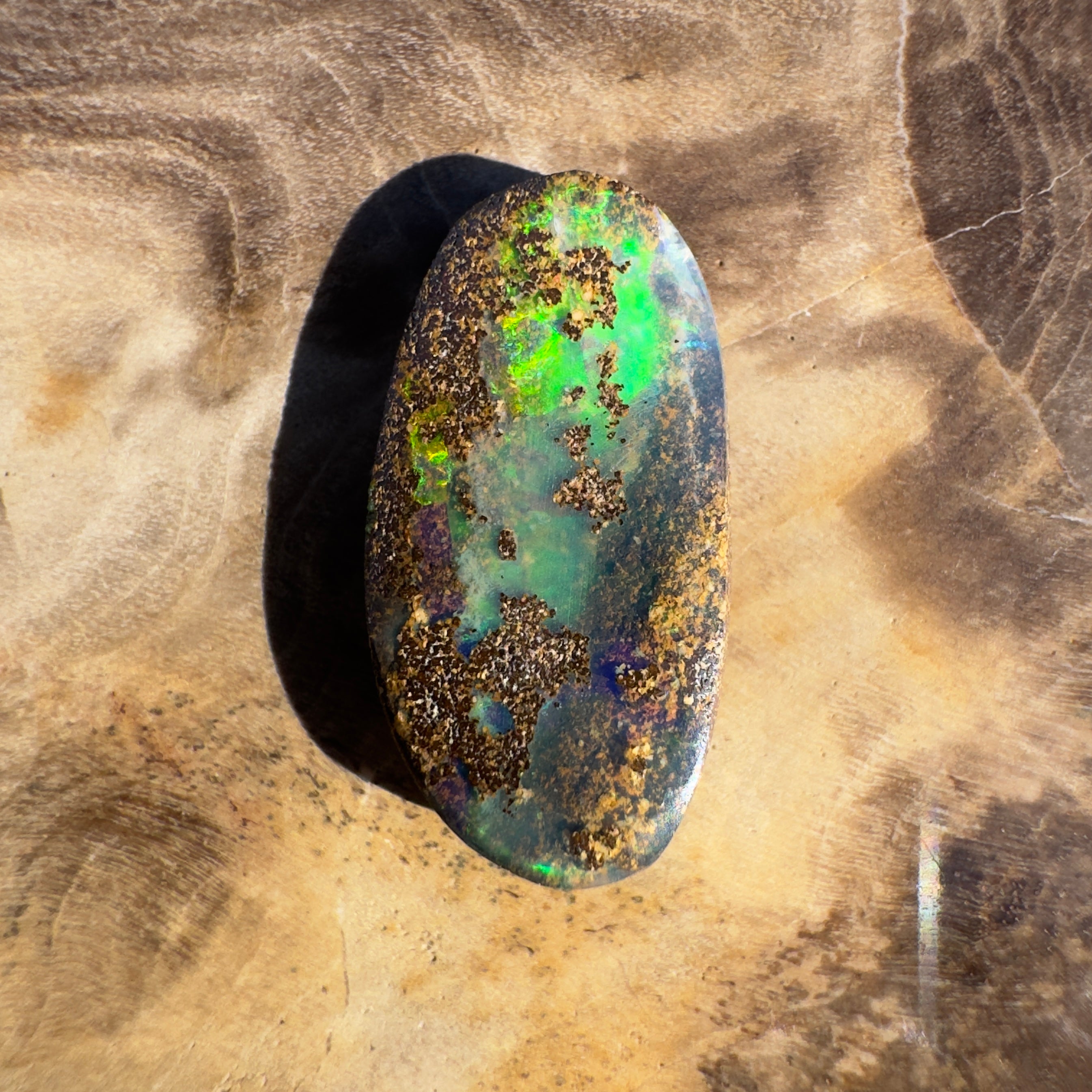 3.6ct Queensland Boulder Opal | Solid Australian Opal | Hand-Cut