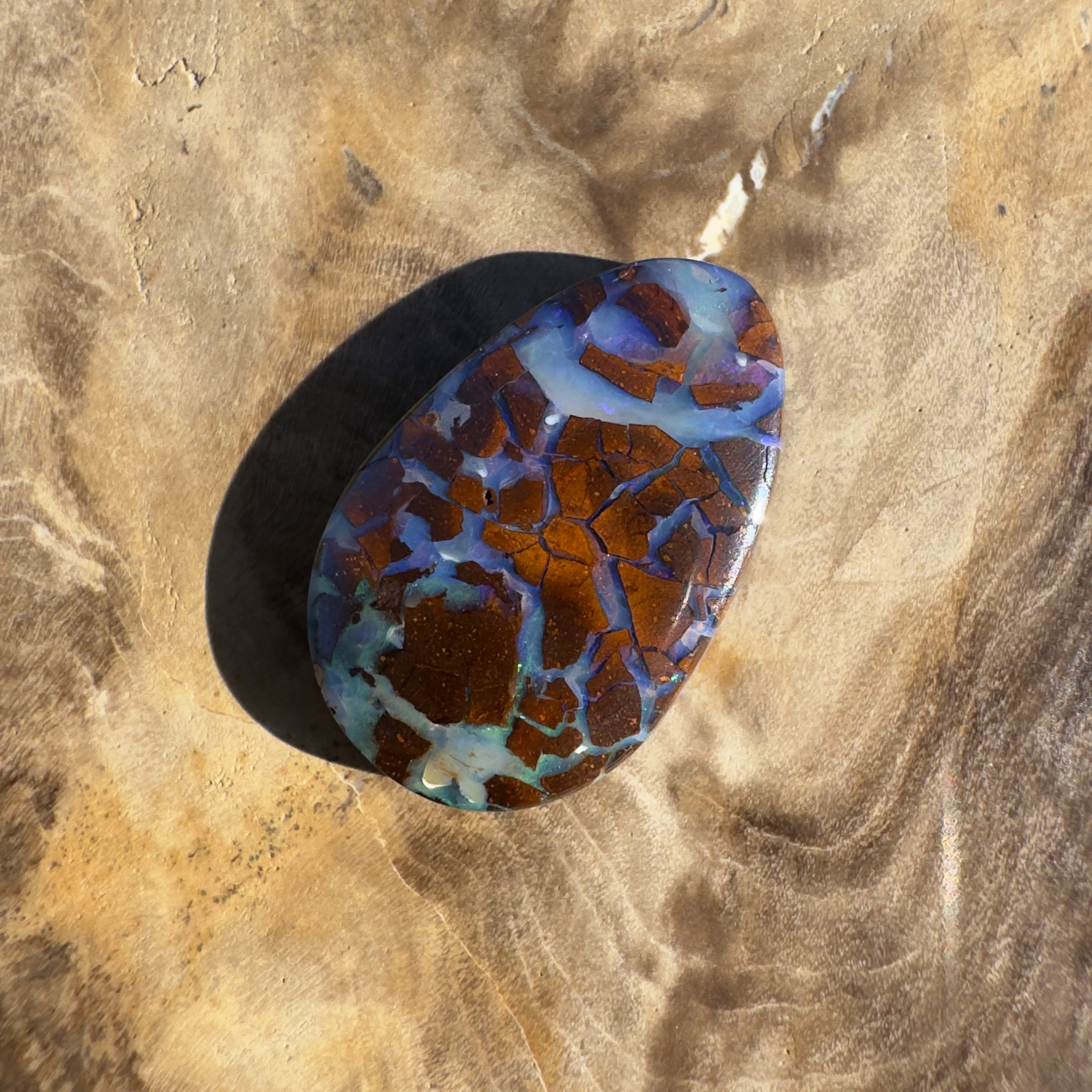 5.8ct Queensland Boulder Opal | Solid Australian Opal | Hand-Cut