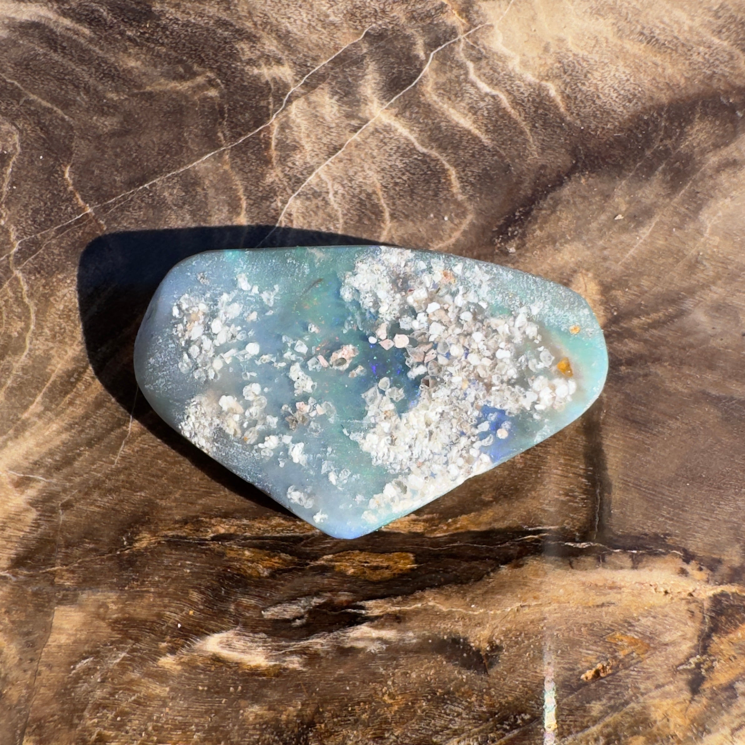 5ct Lightning Ridge Black Opal | Solid Australian Opal | Hand-Cut