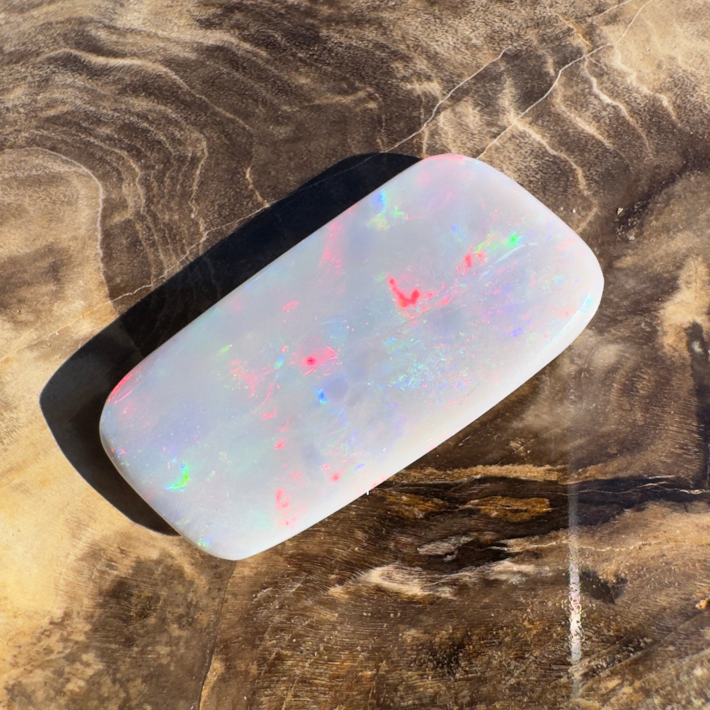 7.6ct Lightning Ridge Semi Black | Solid Australian Opal | Hand-Cut