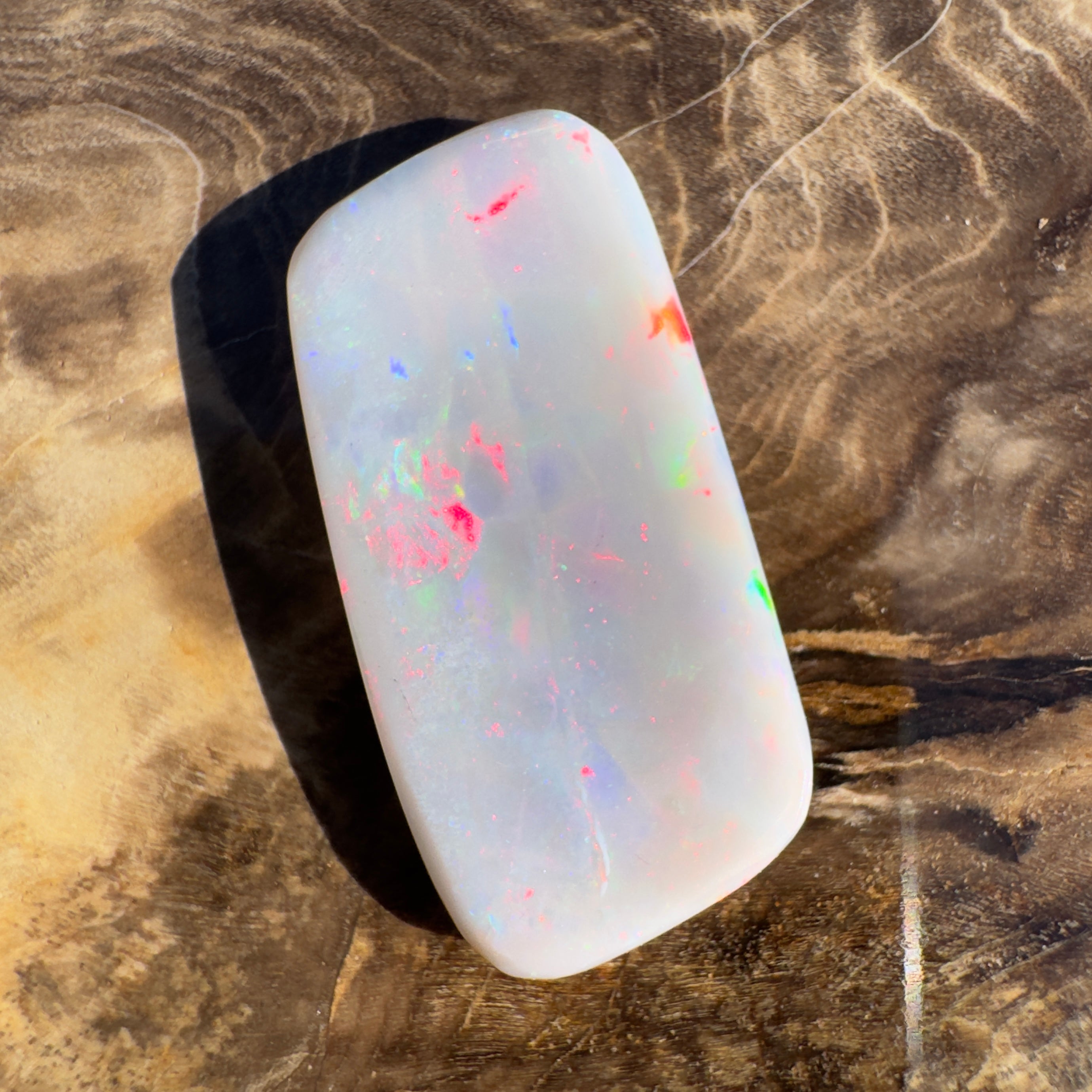 7.6ct Lightning Ridge Semi Black | Solid Australian Opal | Hand-Cut