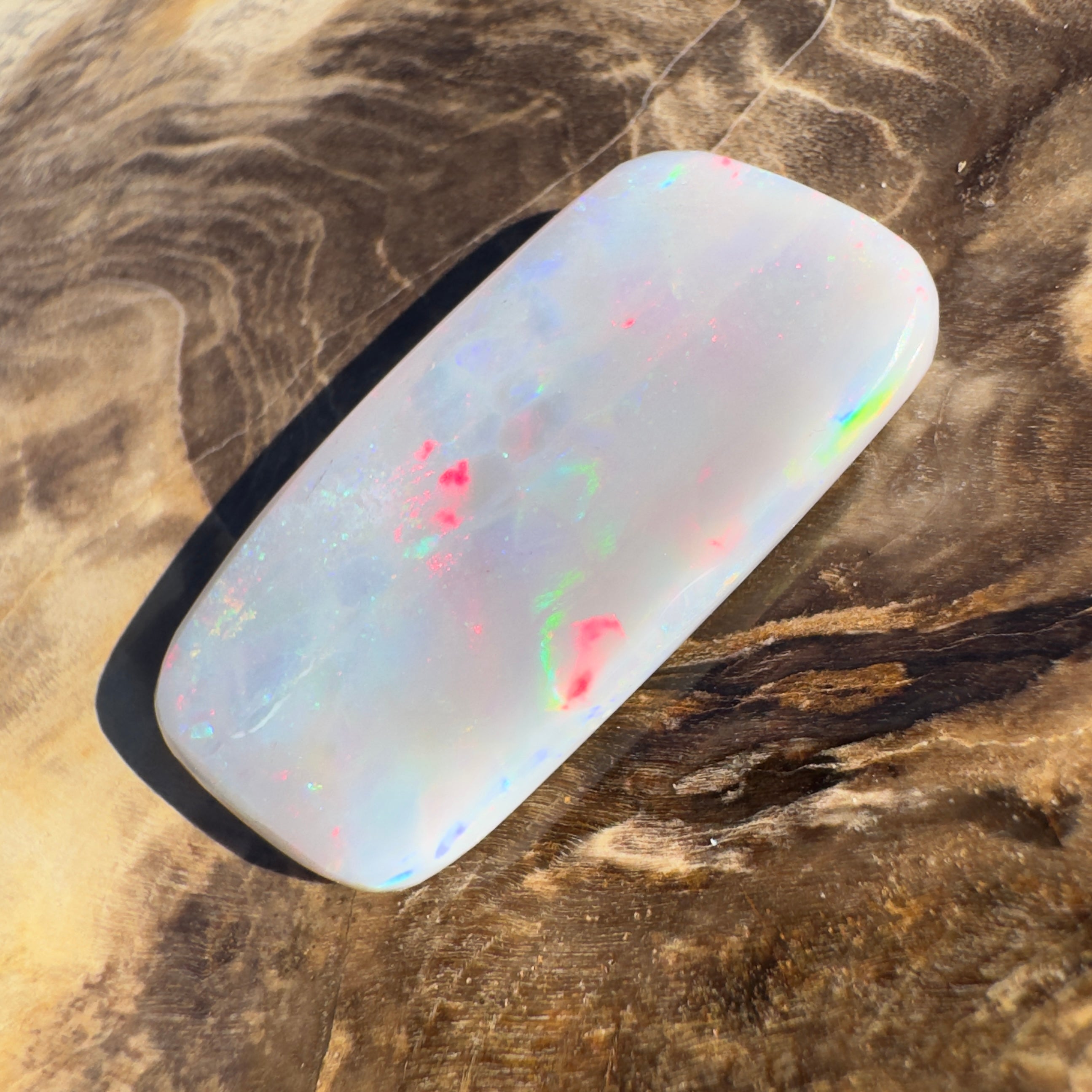 7.6ct Lightning Ridge Semi Black | Solid Australian Opal | Hand-Cut
