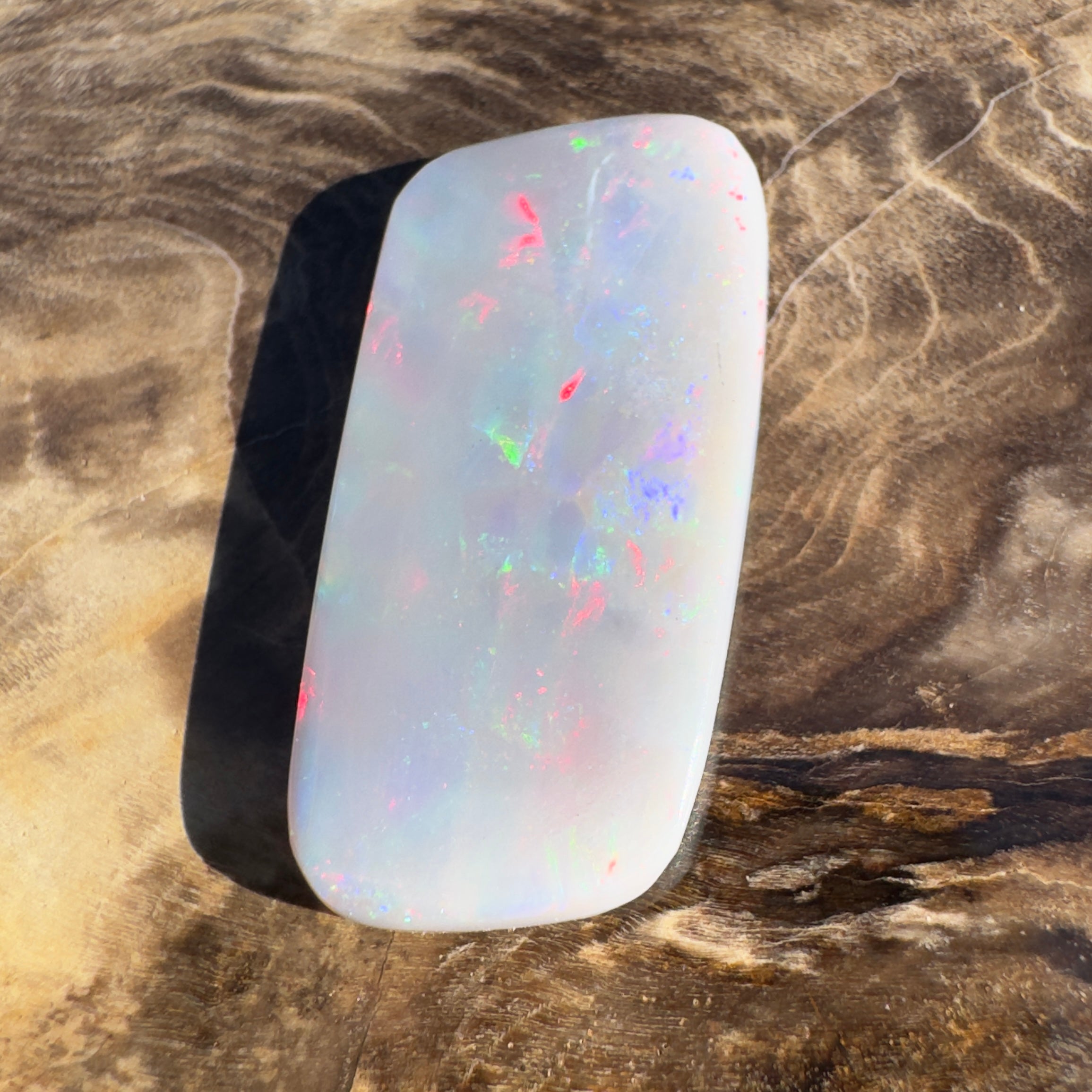 7.6ct Lightning Ridge Semi Black | Solid Australian Opal | Hand-Cut