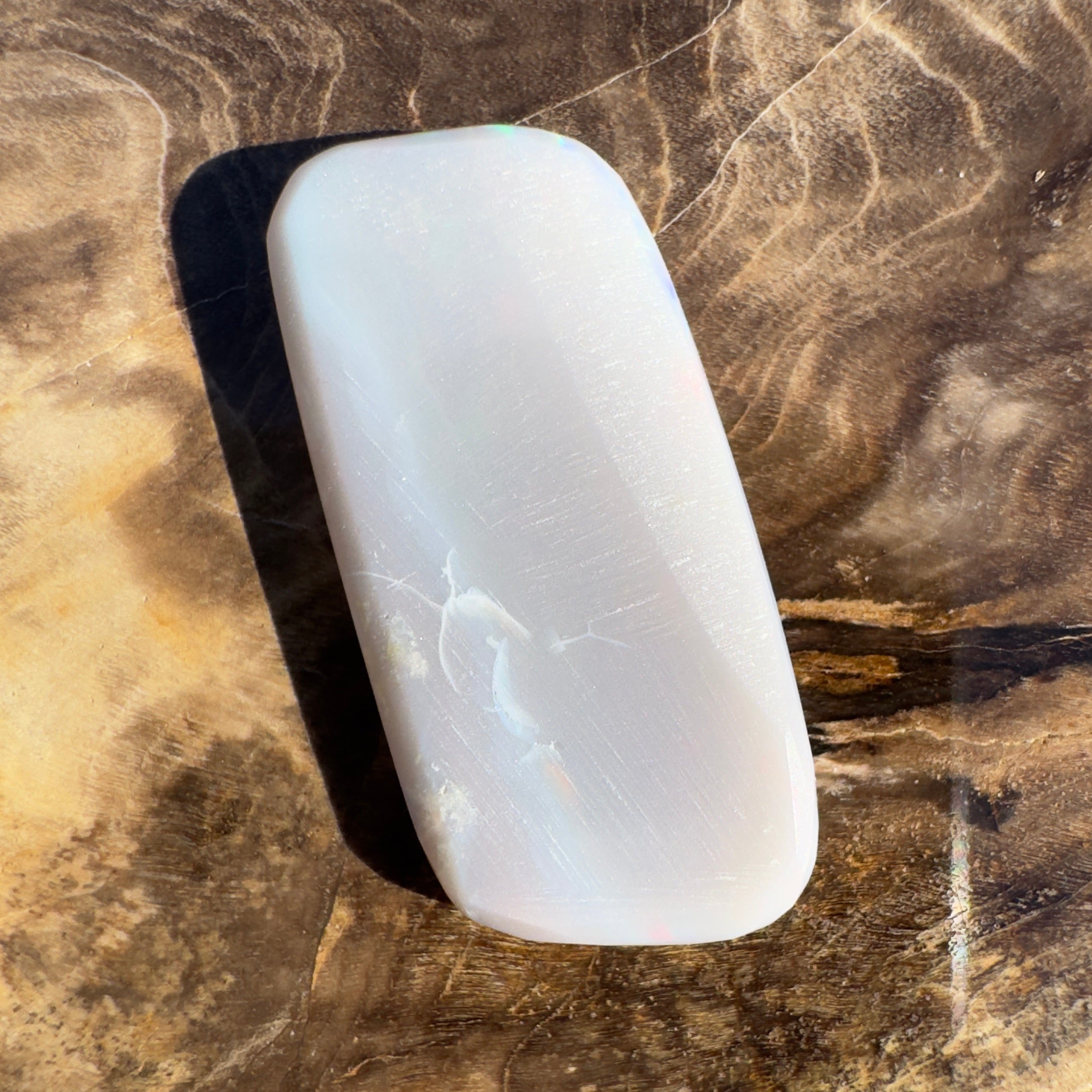 7.6ct Lightning Ridge Semi Black | Solid Australian Opal | Hand-Cut