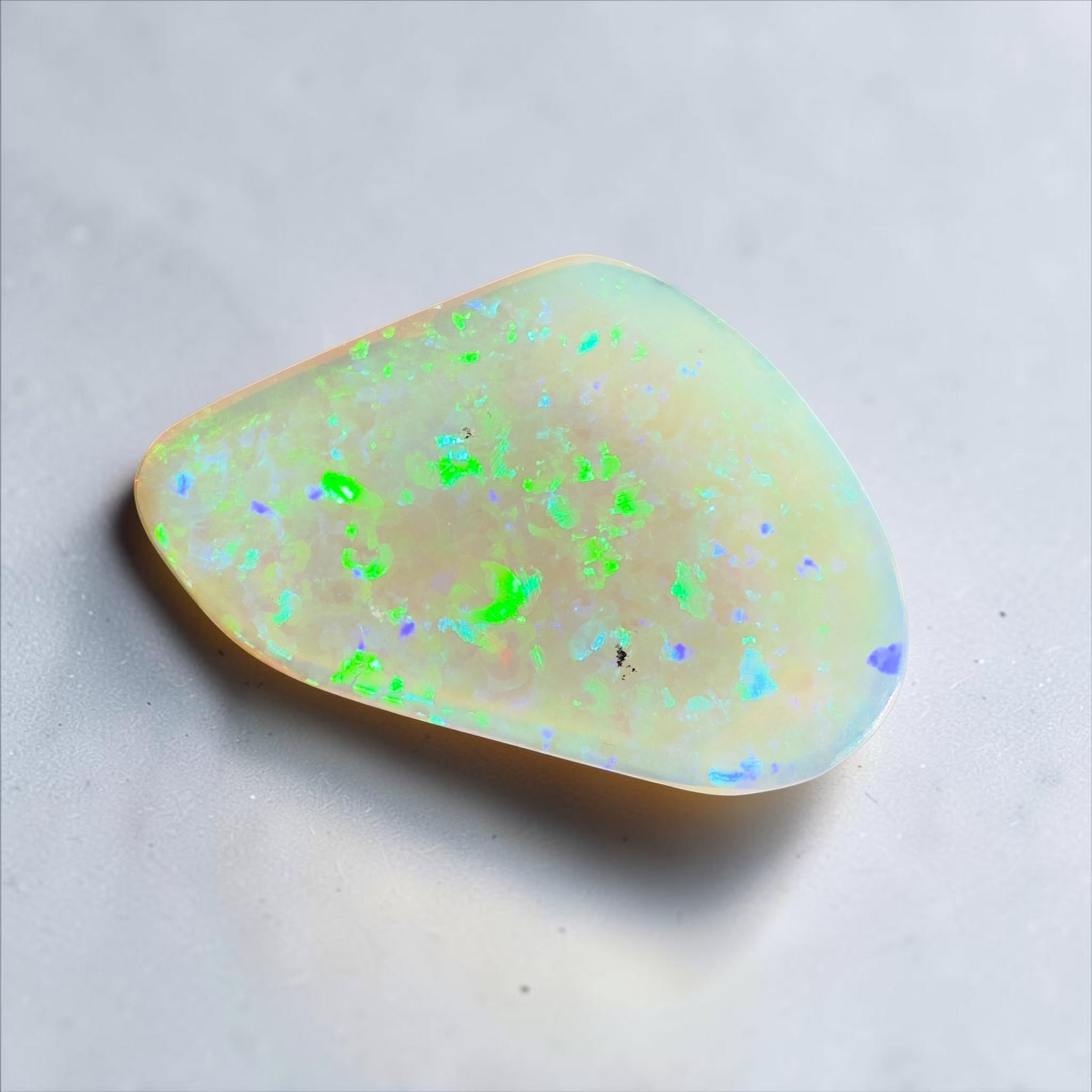 8.4ct Coober Pedy Dark Crystal | Solid Australian Opal | Hand-Cut