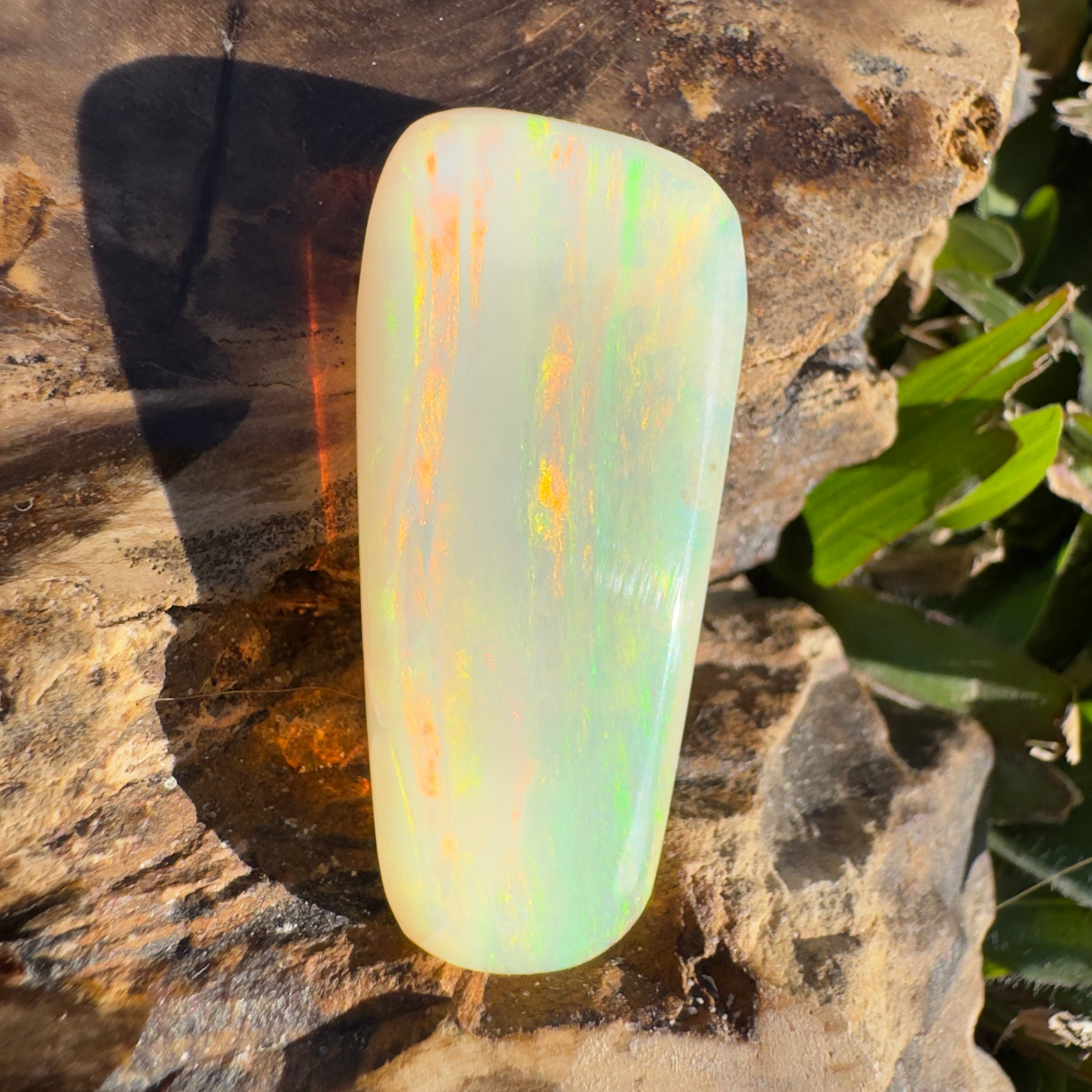 20.7ct Coober Pedy Opal | Solid Australian Opal | Hand-Cut