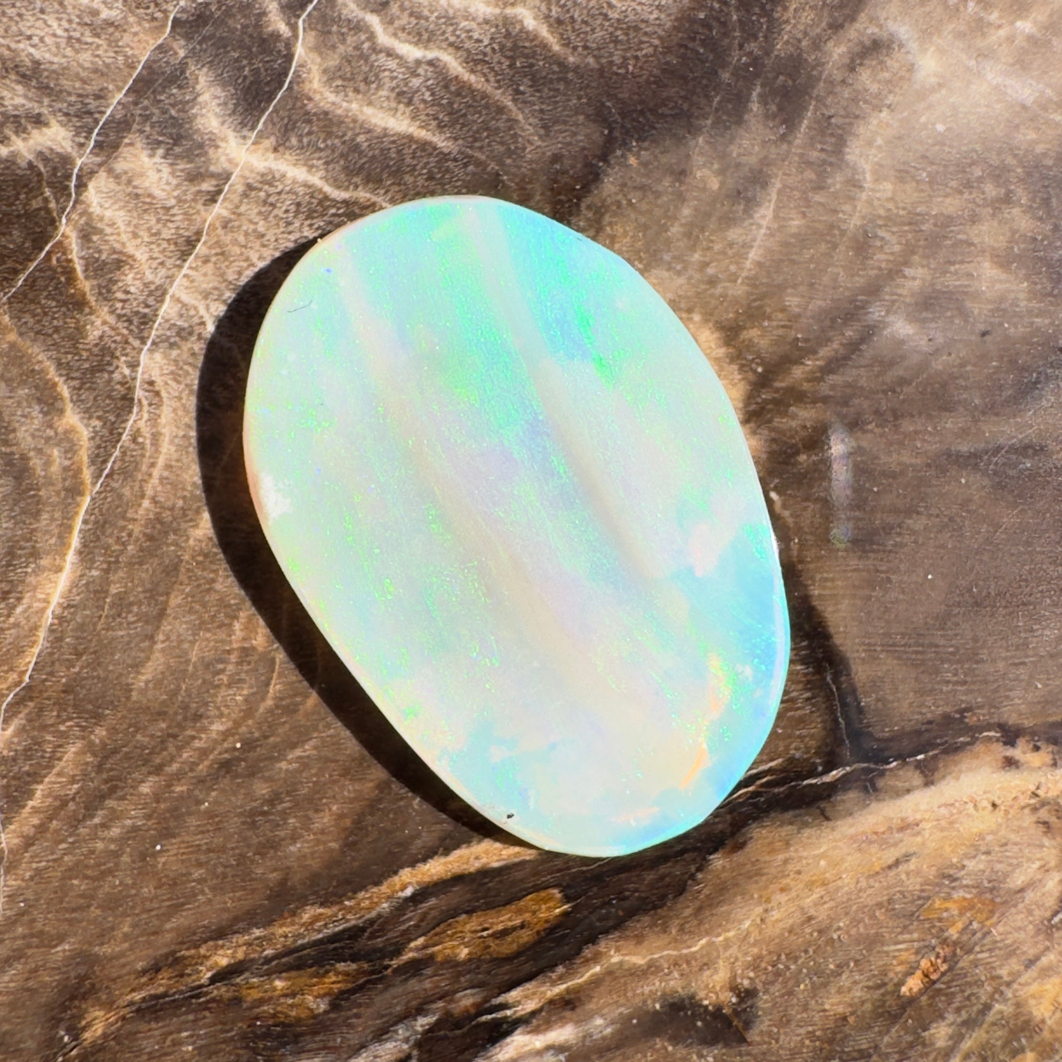 2.4ct Coober Pedy Opal | Solid Australian Opal | Hand-Cut