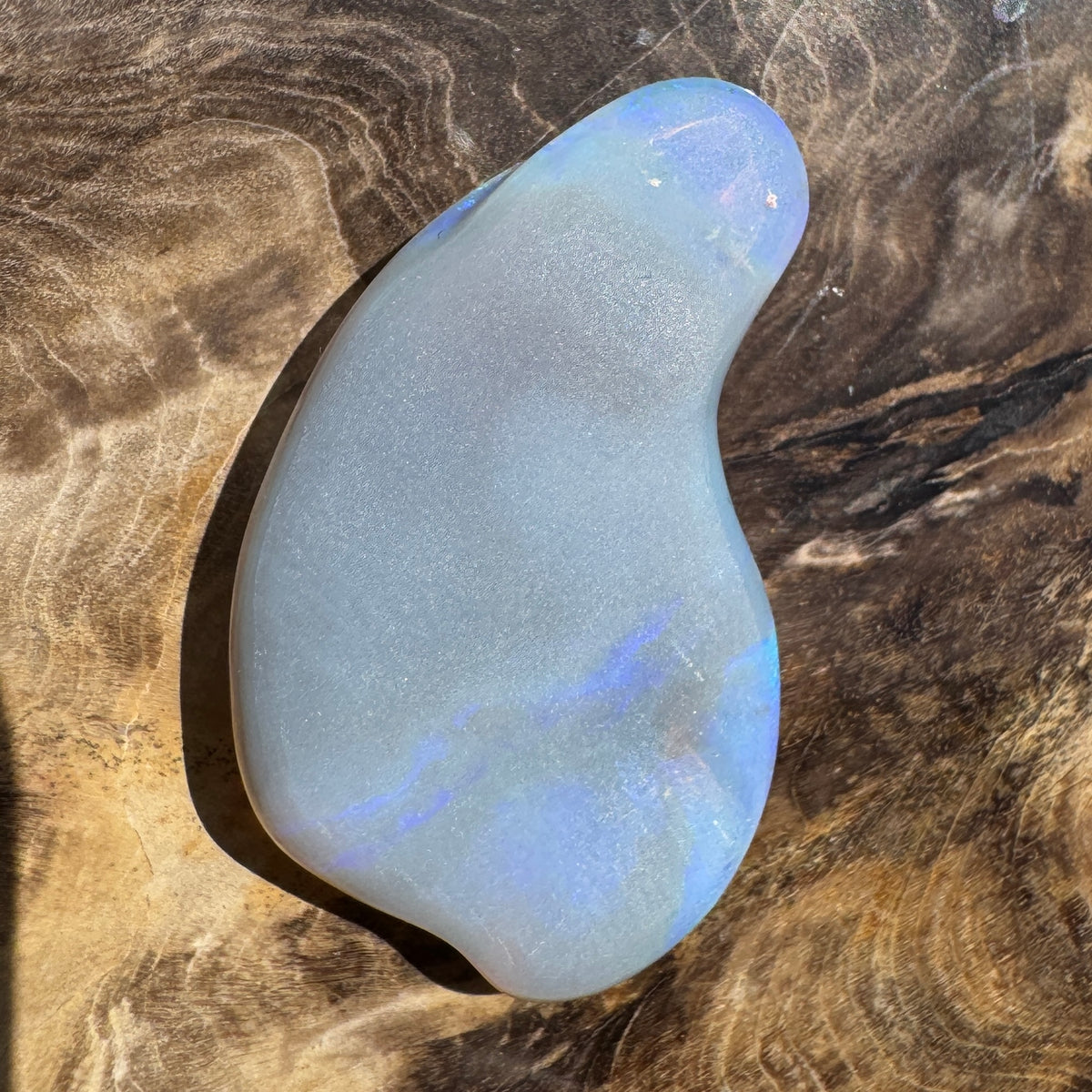 23.8ct Coober Pedy Dark Crystal Opal Carving | Solid Australian Opal | Hand-Carved