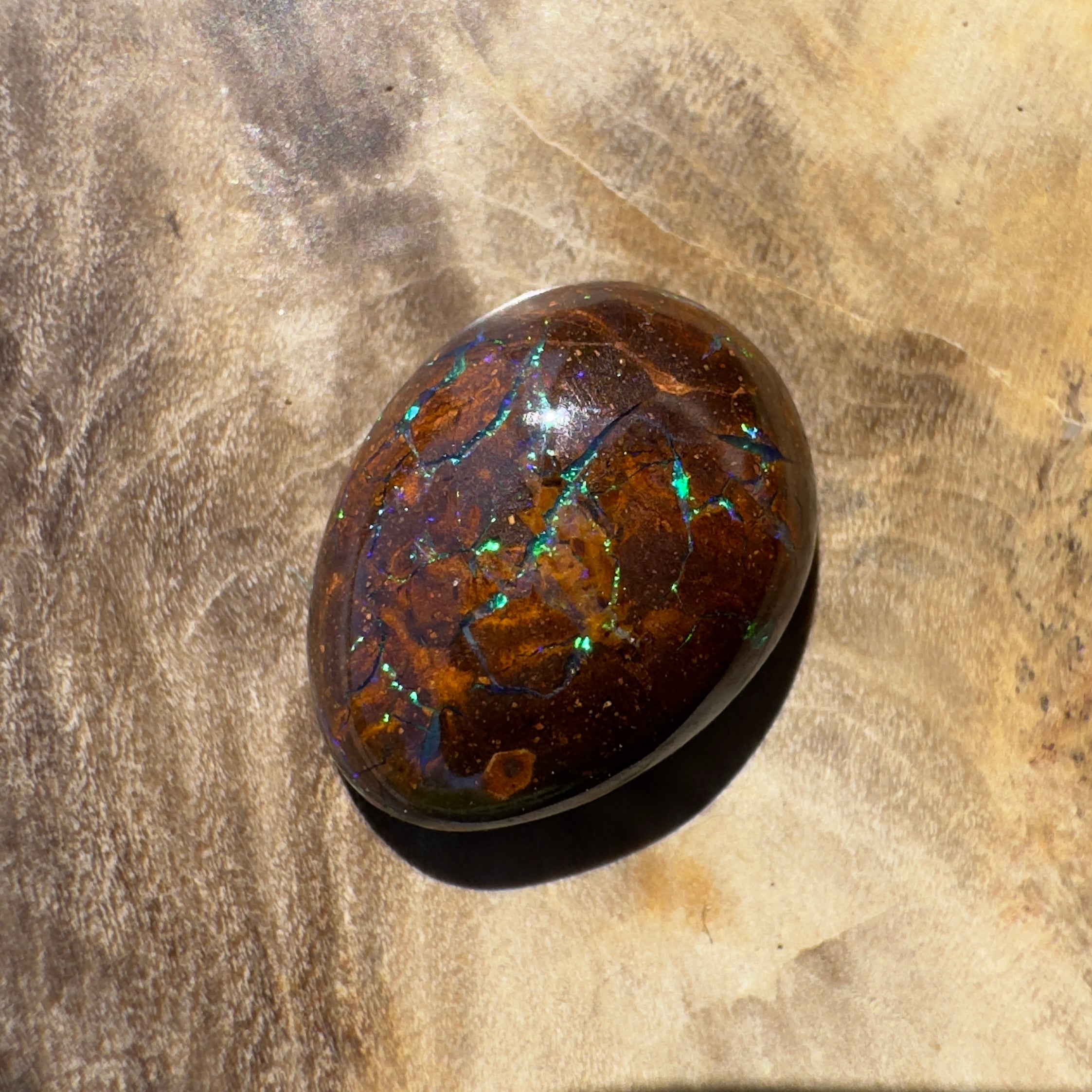 2.5ct Queensland Boulder Opal | Solid Australian Opal | Hand-Cut