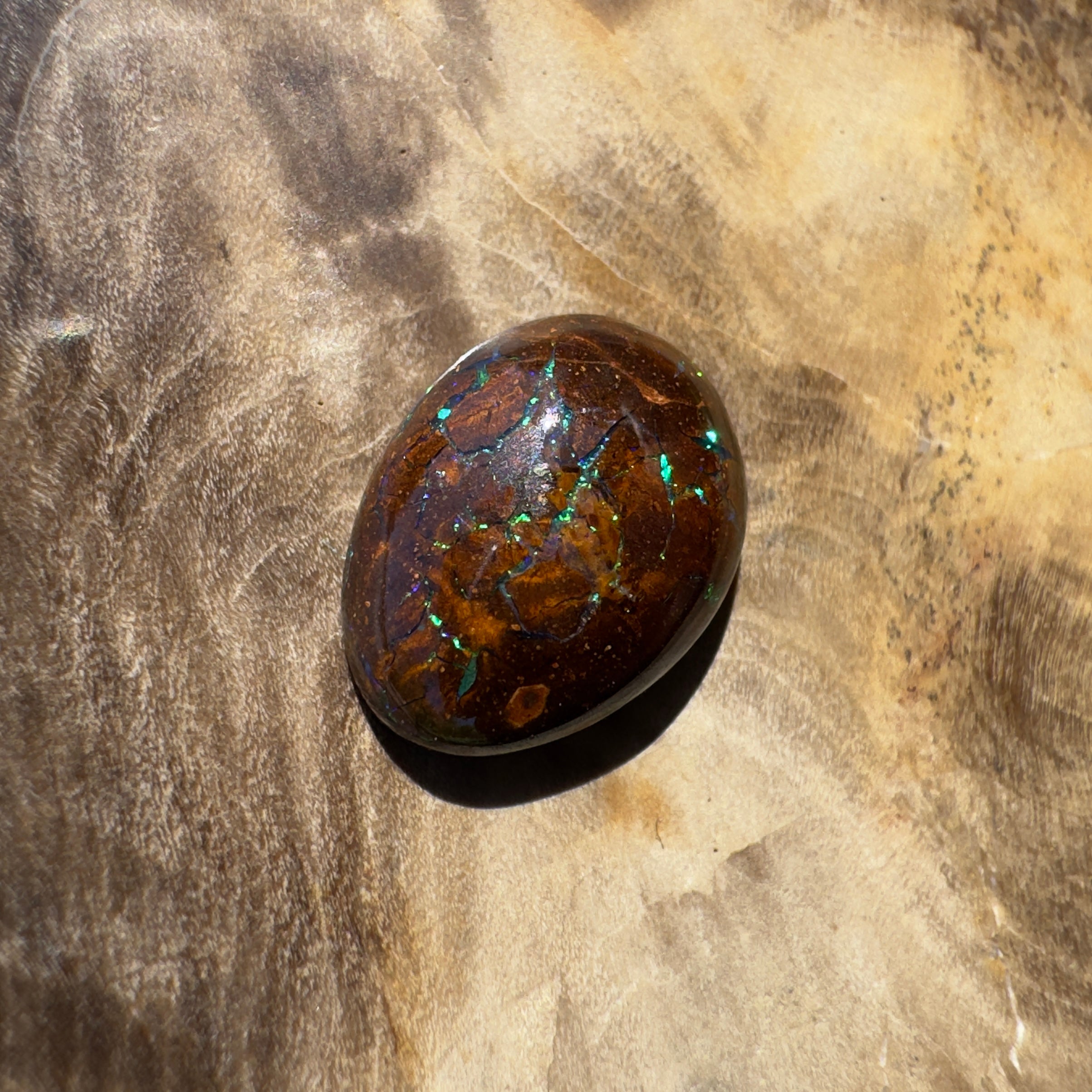 2.5ct Queensland Boulder Opal | Solid Australian Opal | Hand-Cut