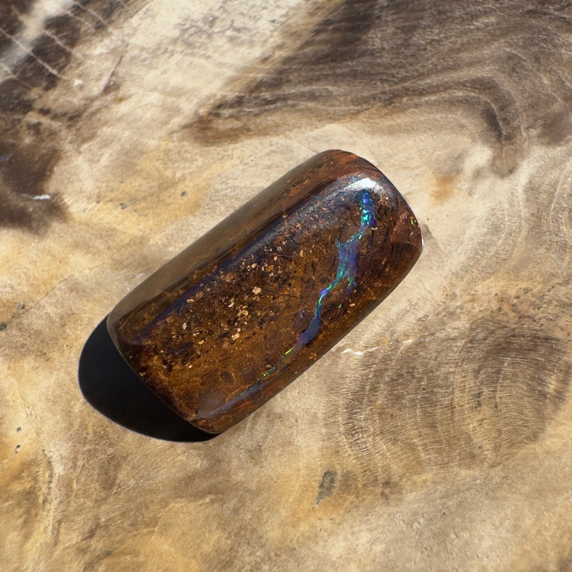 8ct Queensland Boulder Opal | Solid Australian Opal | Hand-Cut