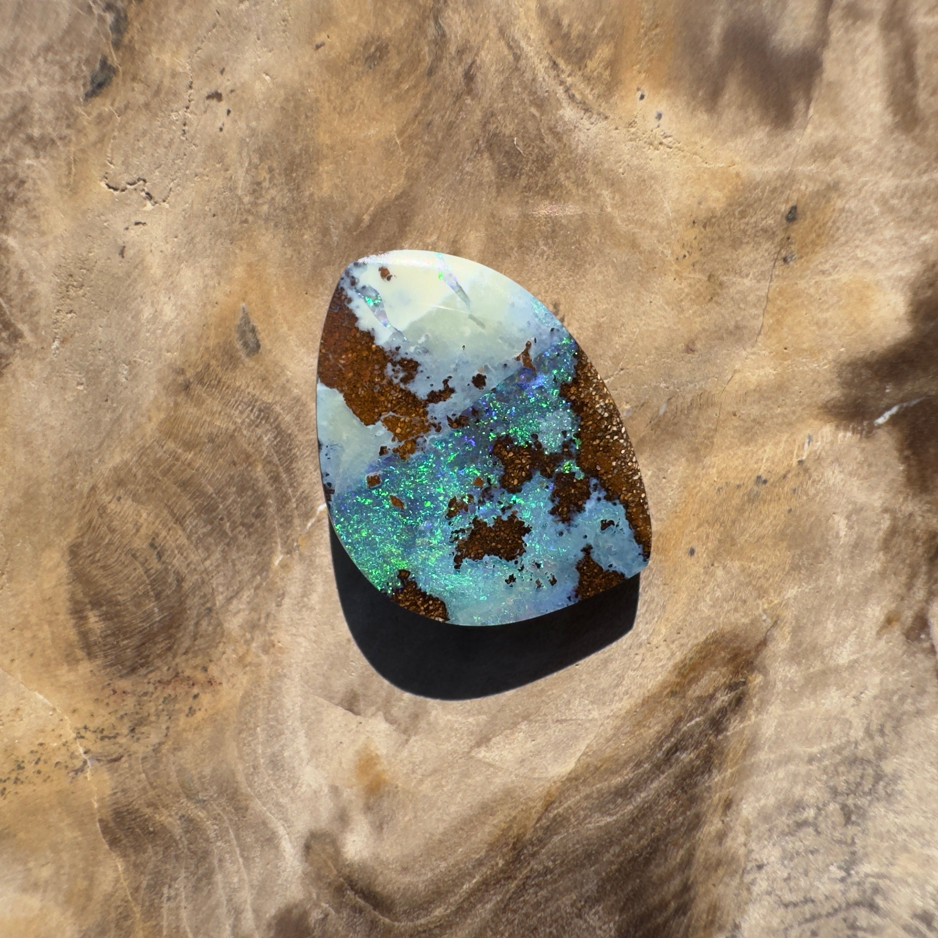 5.5ct Queensland Boulder Opal | Solid Australian Opal | Hand-Cut