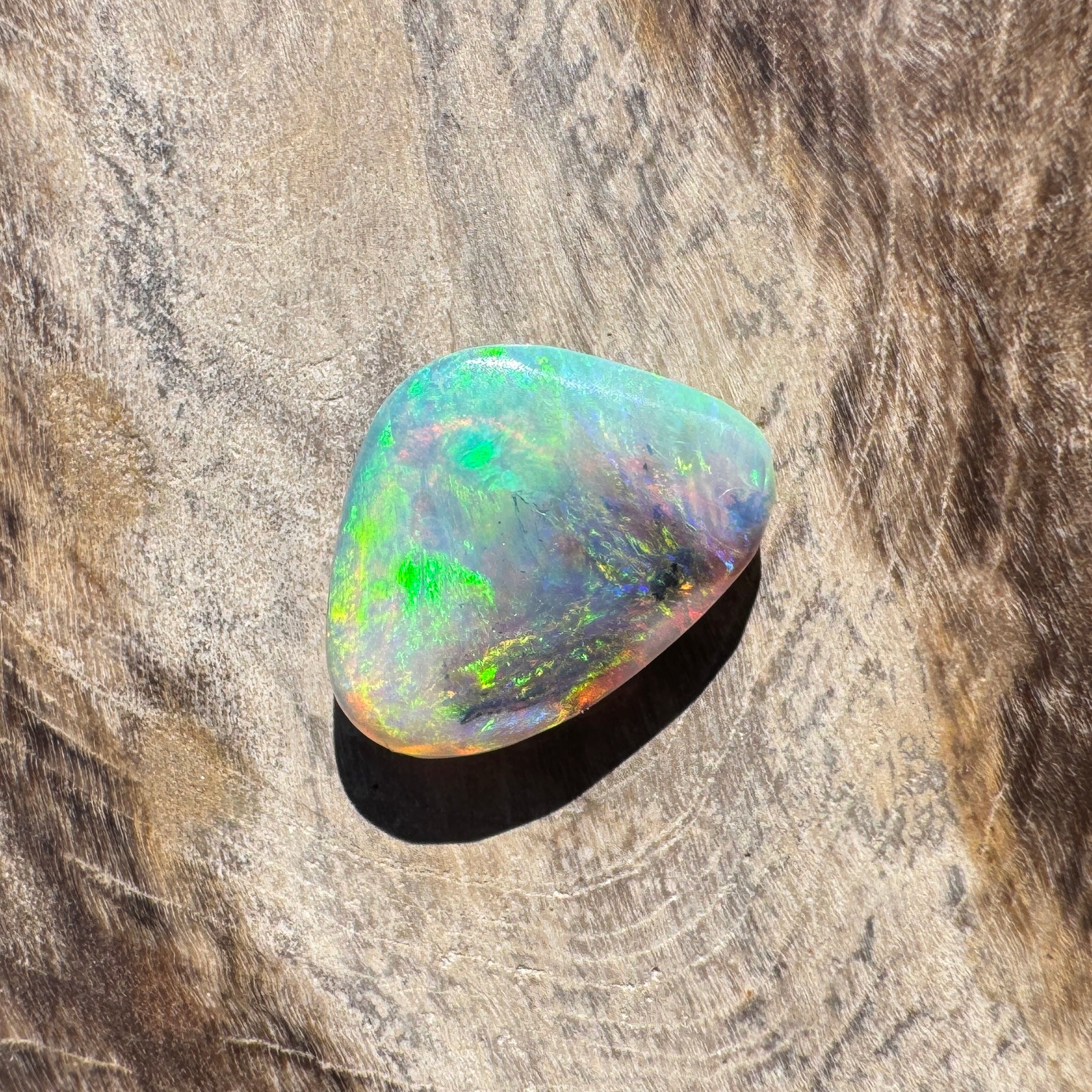 1.4ct Lightning Ridge Semi Black | Solid Australian Opal | Hand-Cut