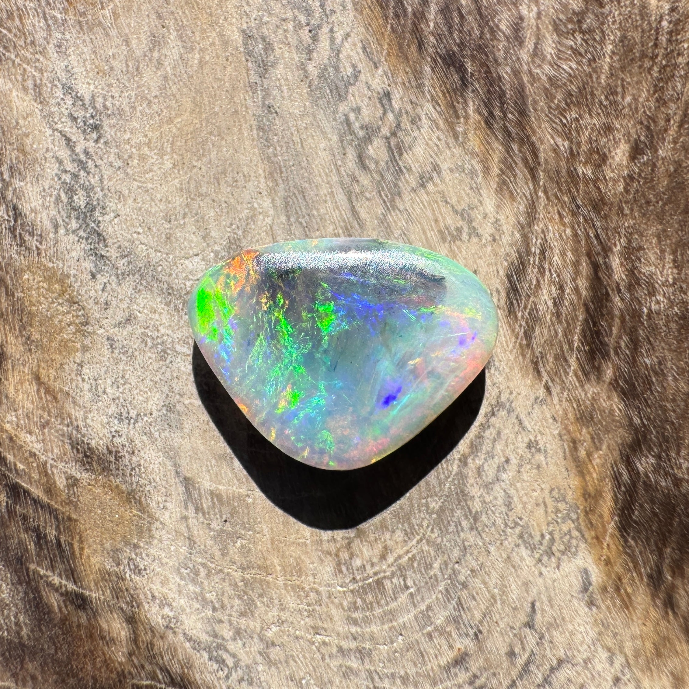 1.4ct Lightning Ridge Semi Black | Solid Australian Opal | Hand-Cut