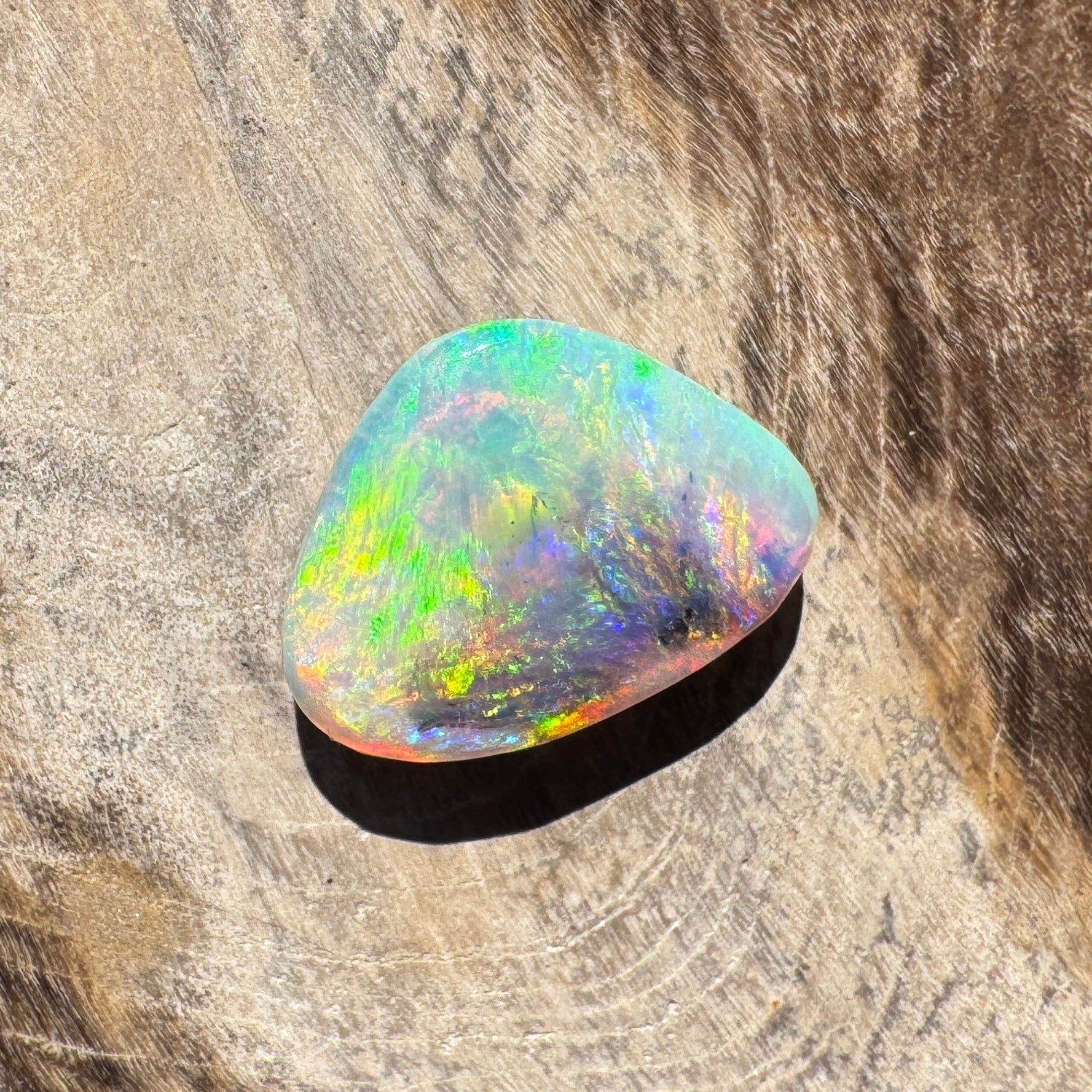 1.4ct Lightning Ridge Semi Black | Solid Australian Opal | Hand-Cut