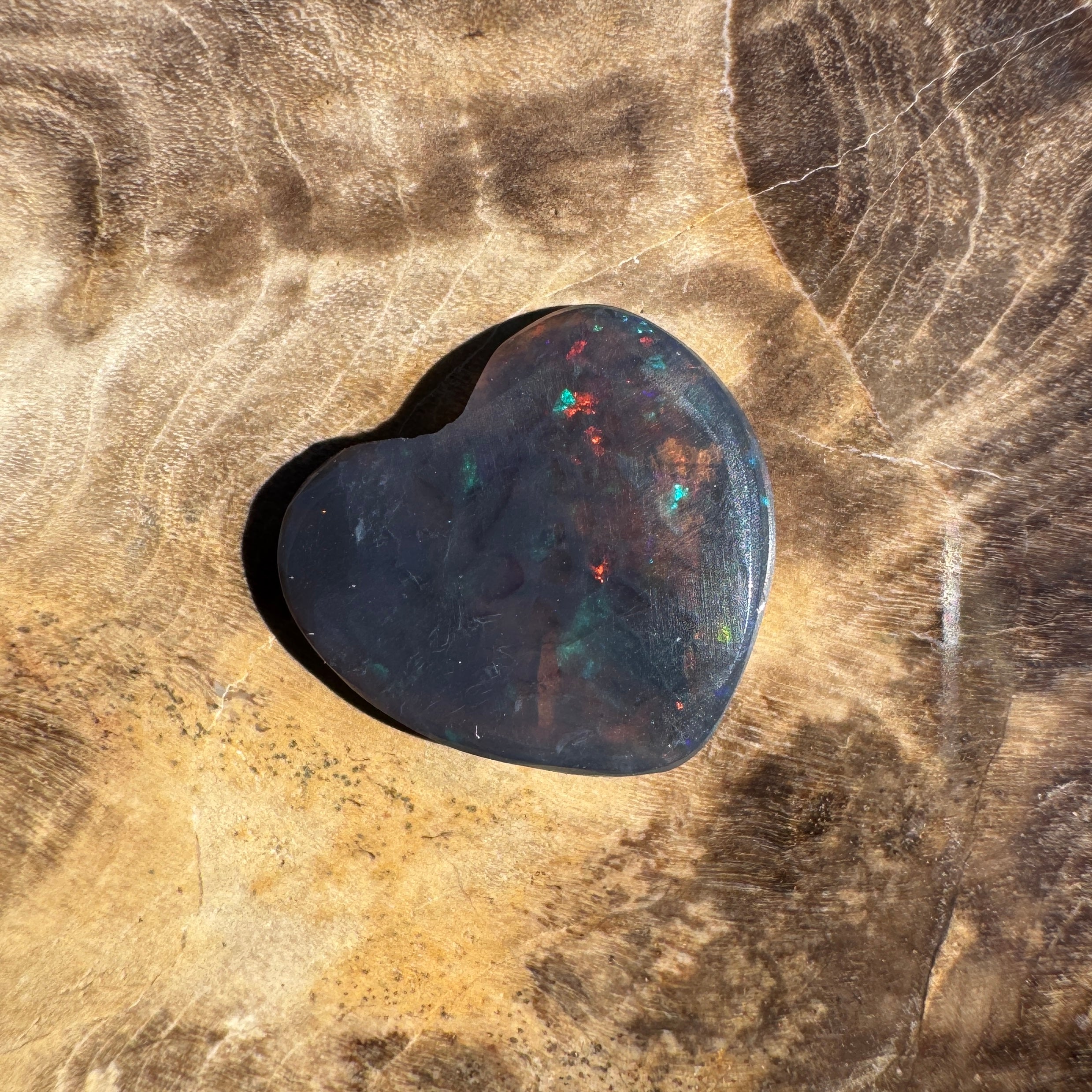 1.8ct Lightning Ridge Black Opal | Solid Australian Opal | Hand-Cut