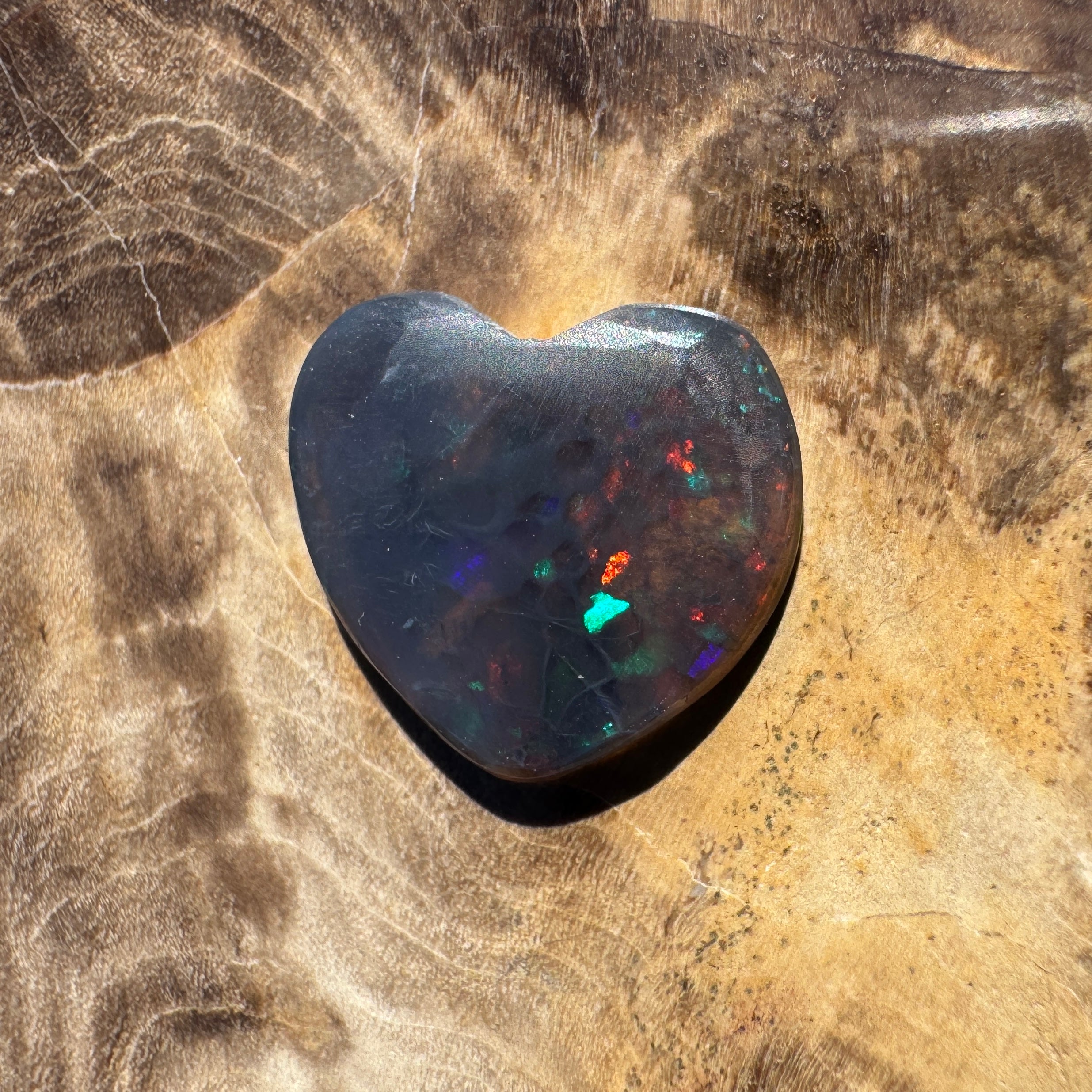 1.8ct Lightning Ridge Black Opal | Solid Australian Opal | Hand-Cut